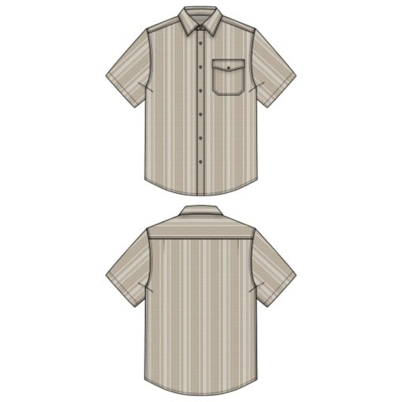 Liverpool Los Angeles men's s/s button up shirt
