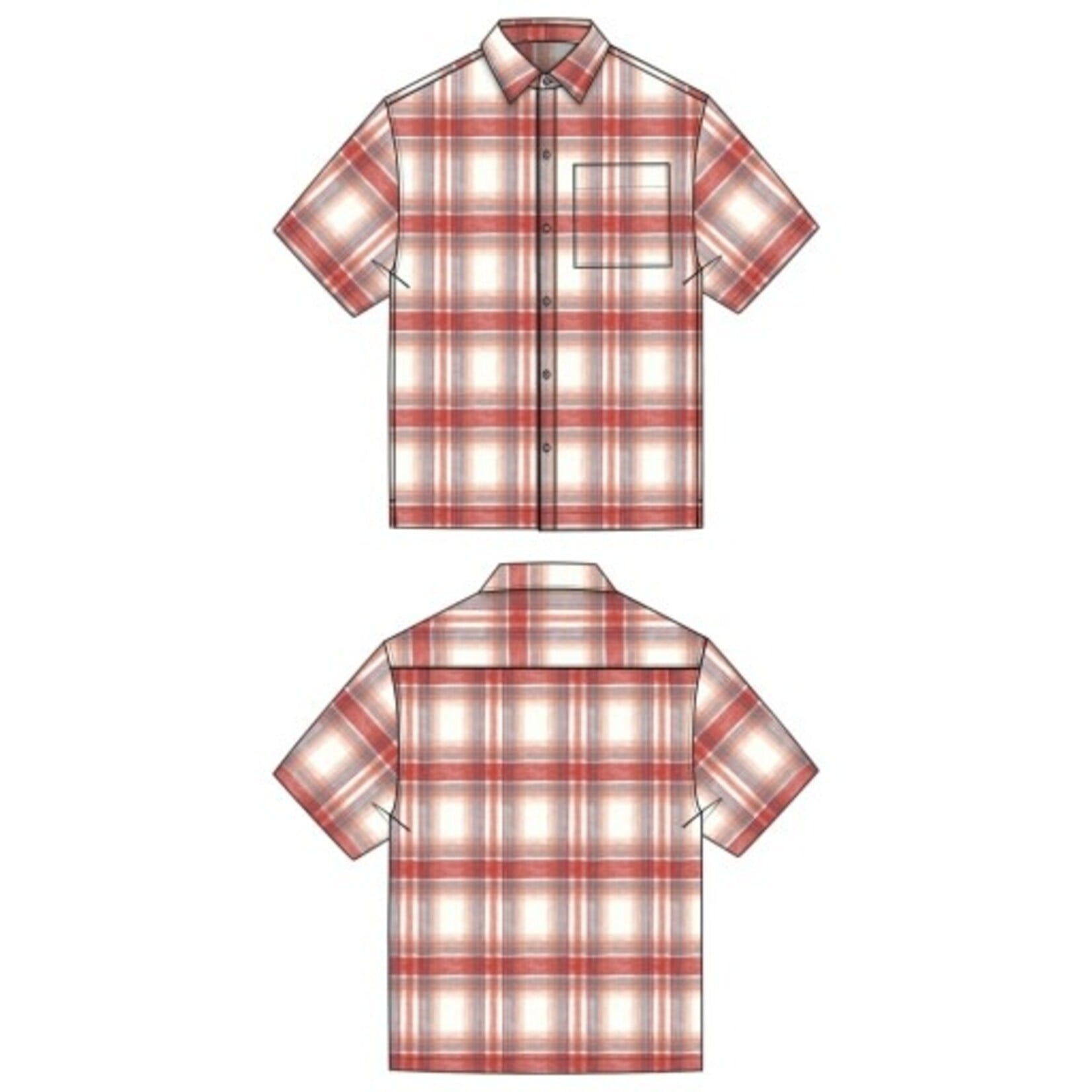 Liverpool Los Angeles men's s/s button up shirt