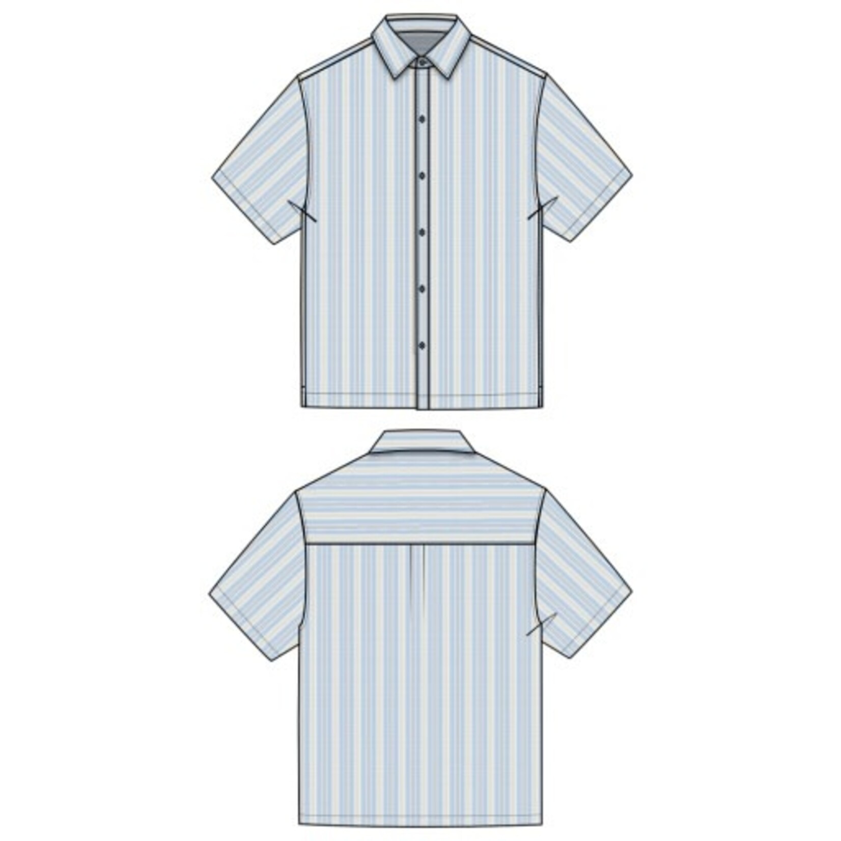 Liverpool Los Angeles men's s/s button up shirt