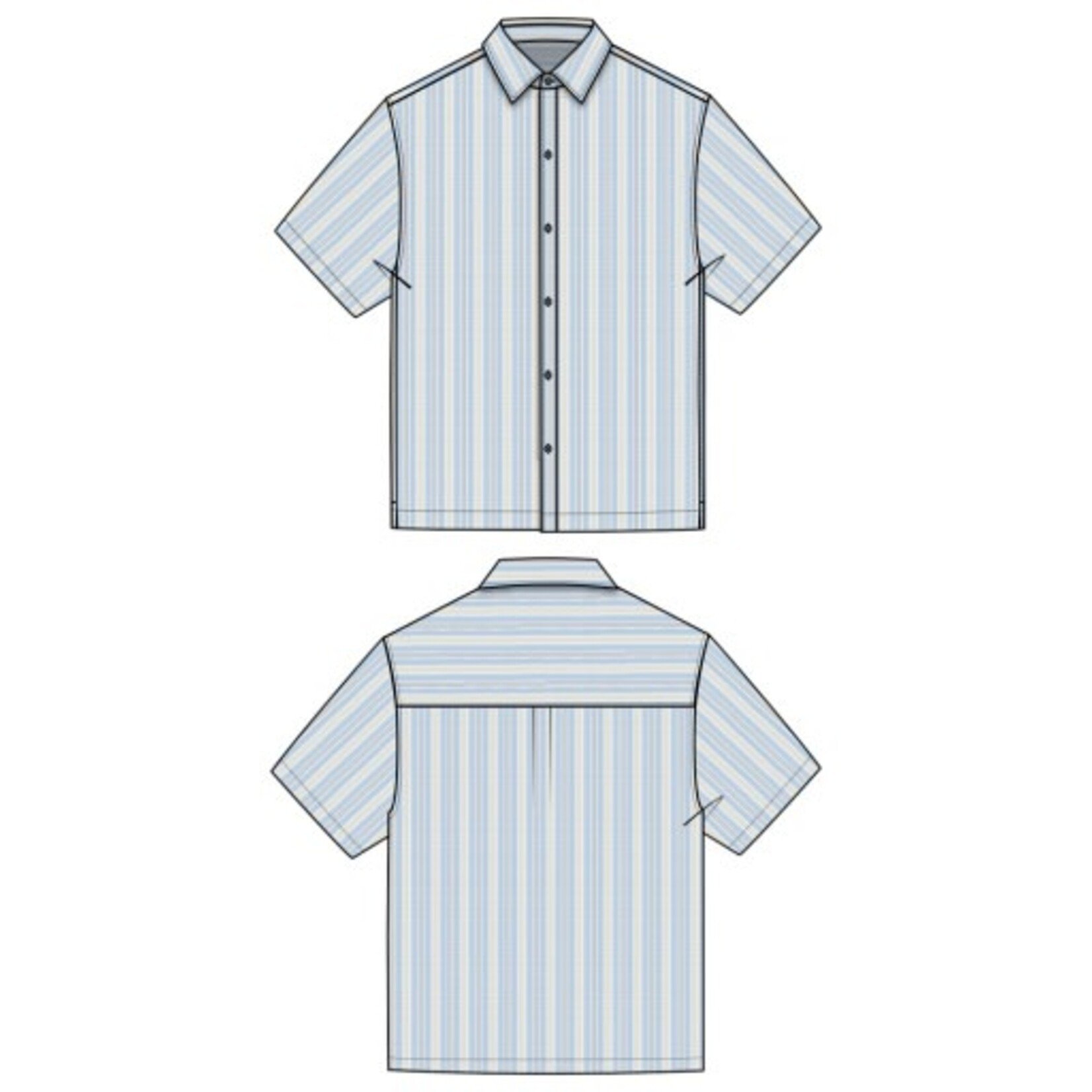 Liverpool Los Angeles men's s/s button up shirt