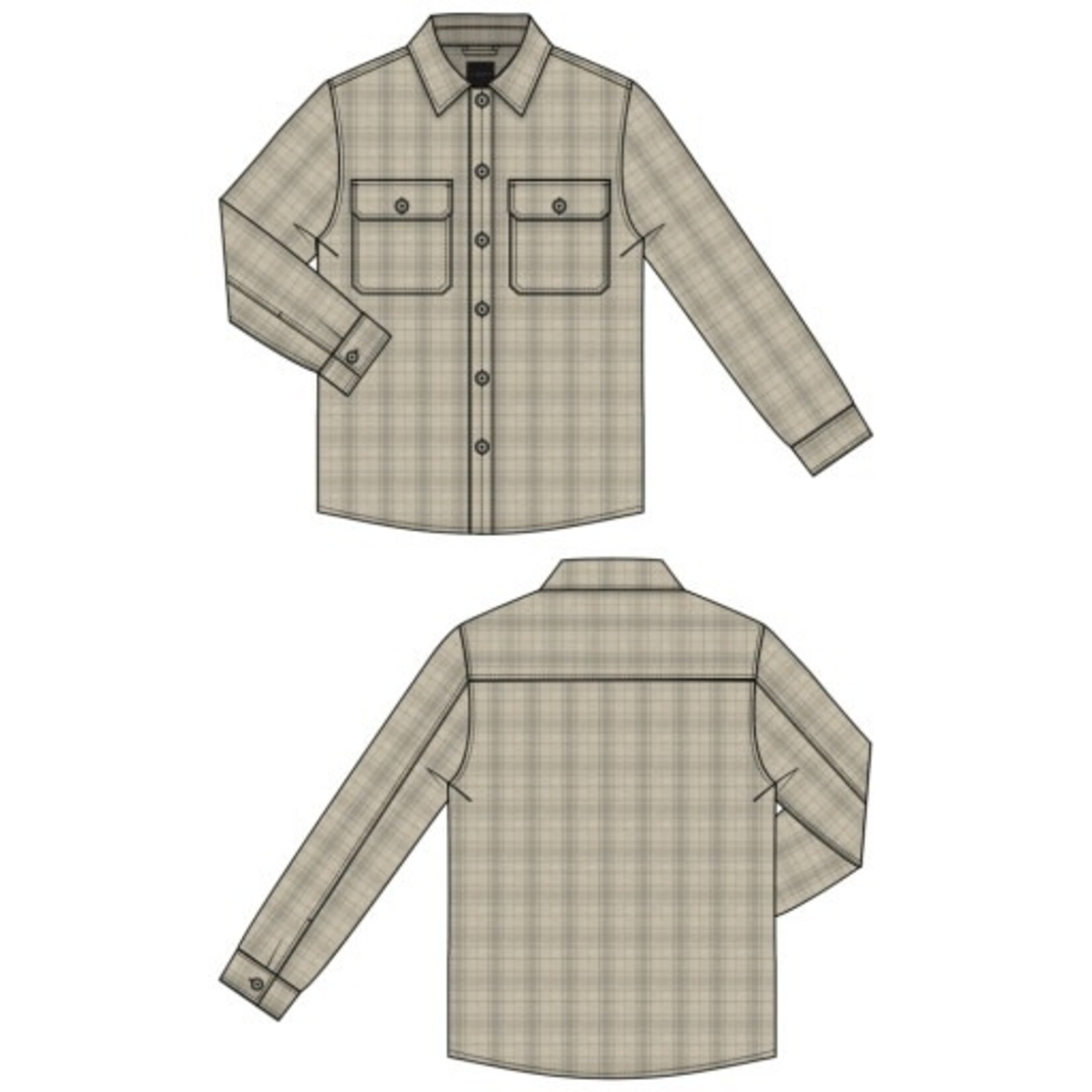 Liverpool Los Angeles men's flap pkt overshirt
