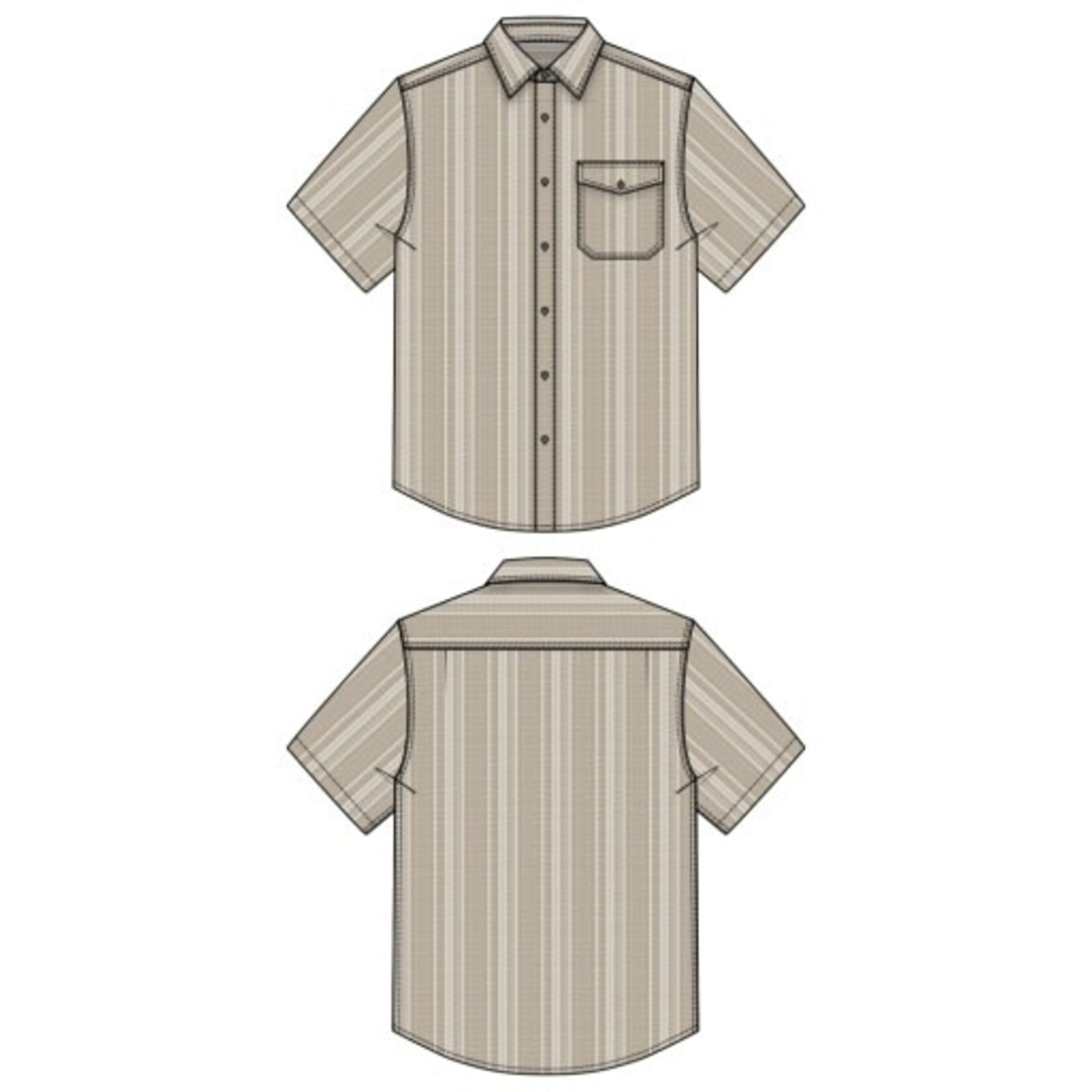 Liverpool Los Angeles men's s/s button up shirt