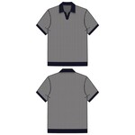 Liverpool Los Angeles men's s/s johnny collar sweater knit