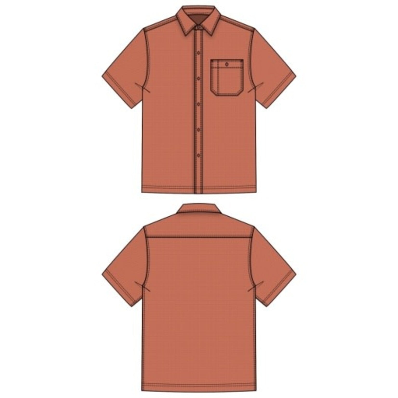 Liverpool Los Angeles men's knit s/s button up shirt