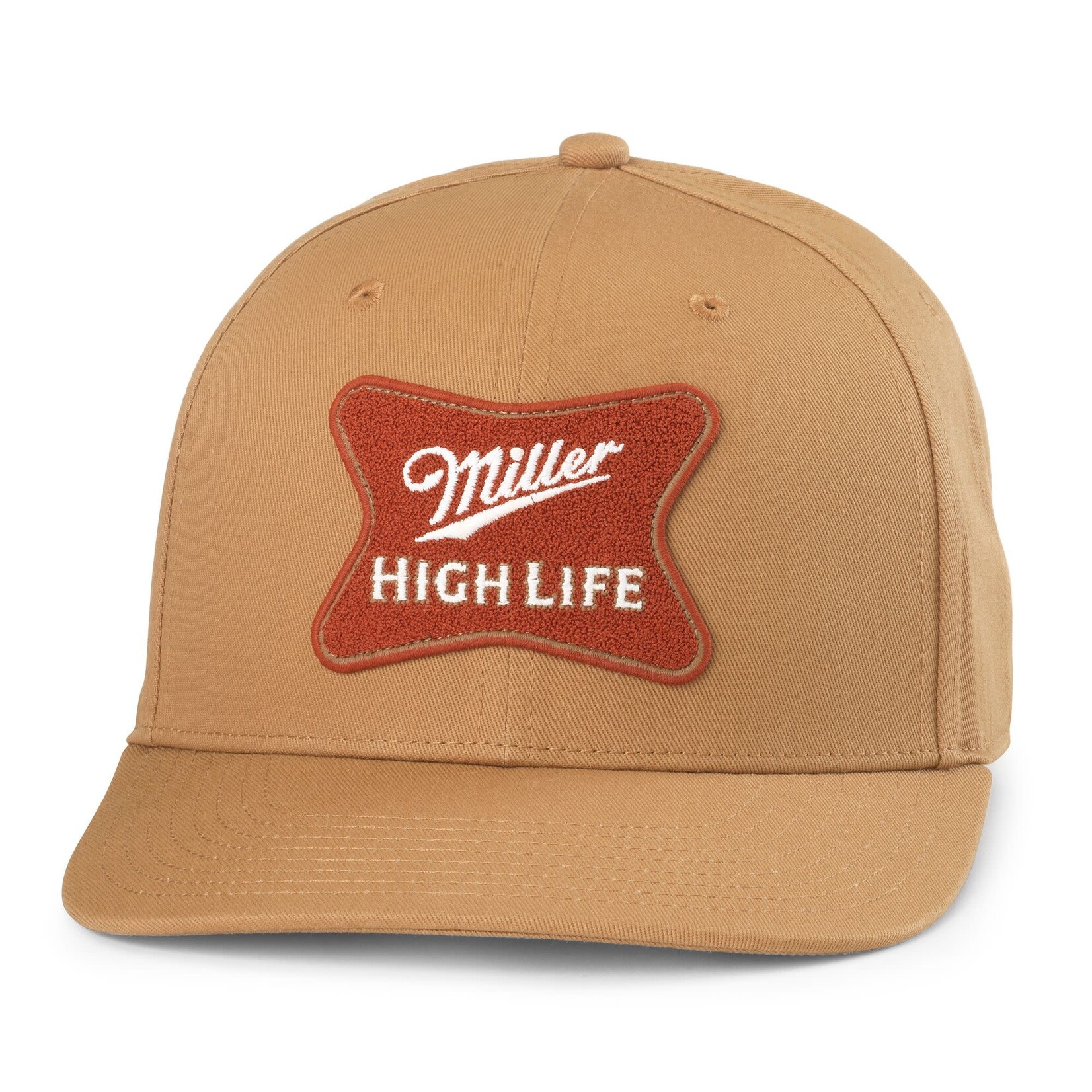 American Needle Miller High Life Ball Cap with Red Patch
