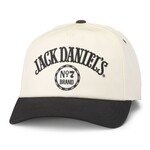 American Needle Cream with Black Brim Jack Daniels Ball Cap
