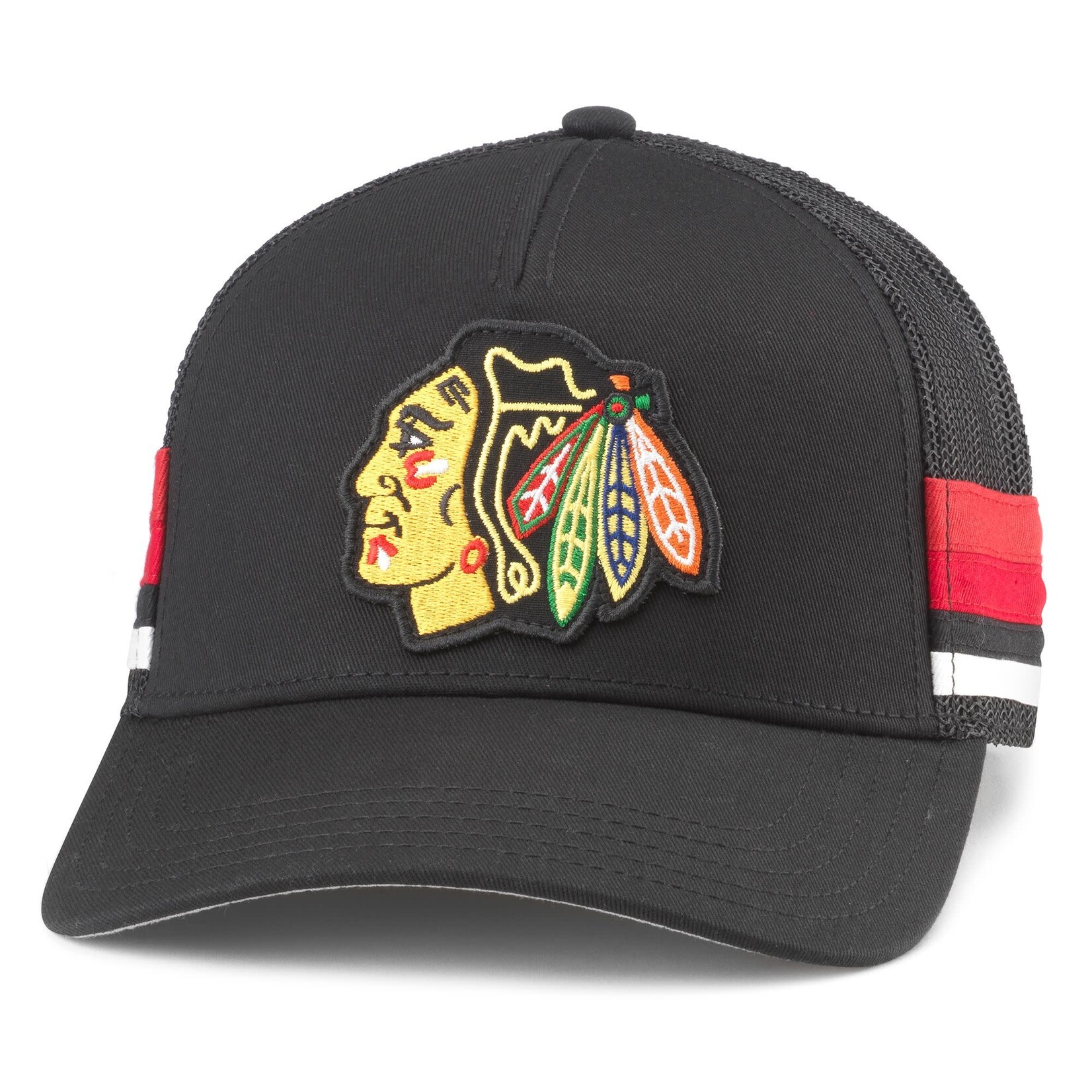 American Needle Striped Blackhawks Ballcap