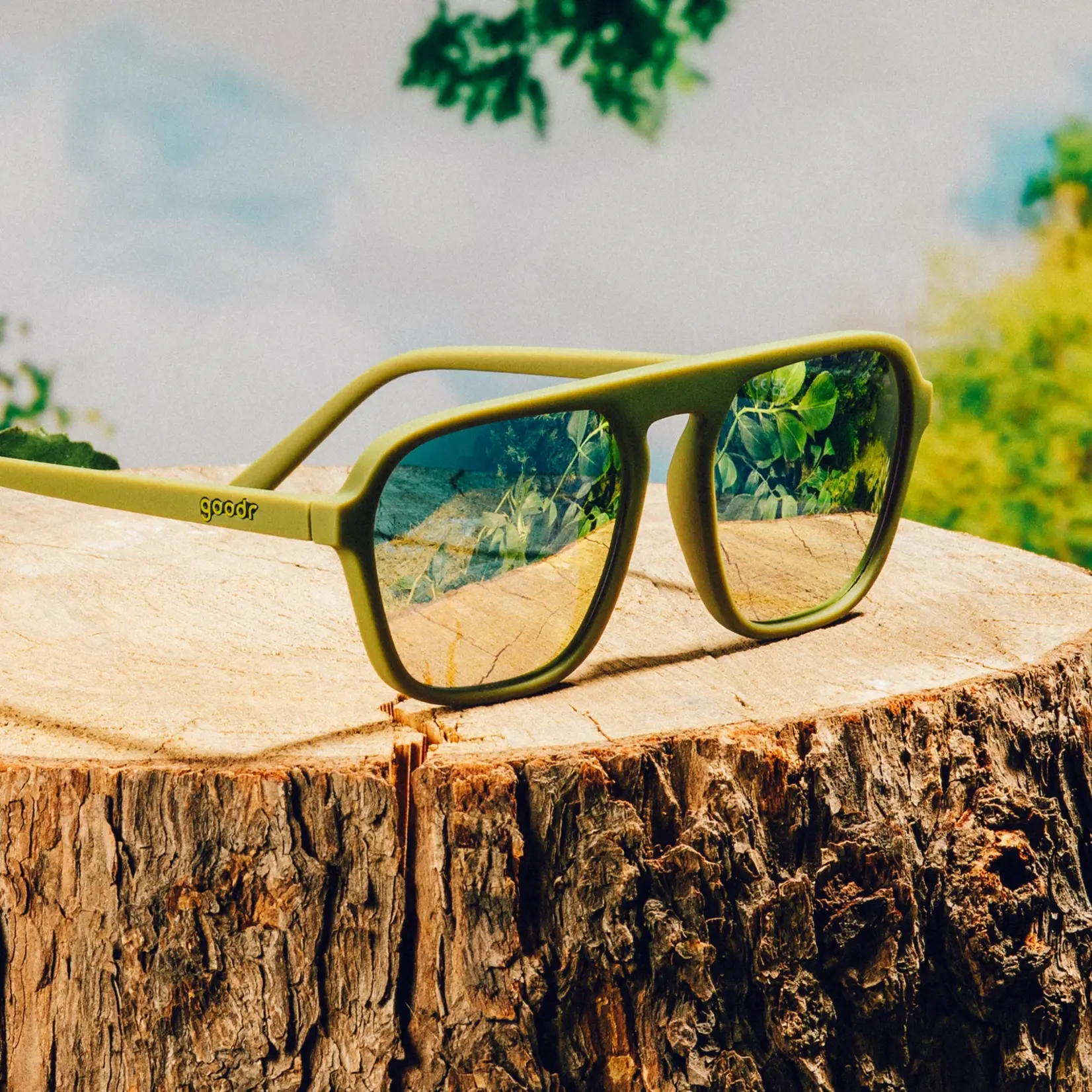 Goodr "Dirty Martini Time Machine" Sunglasses