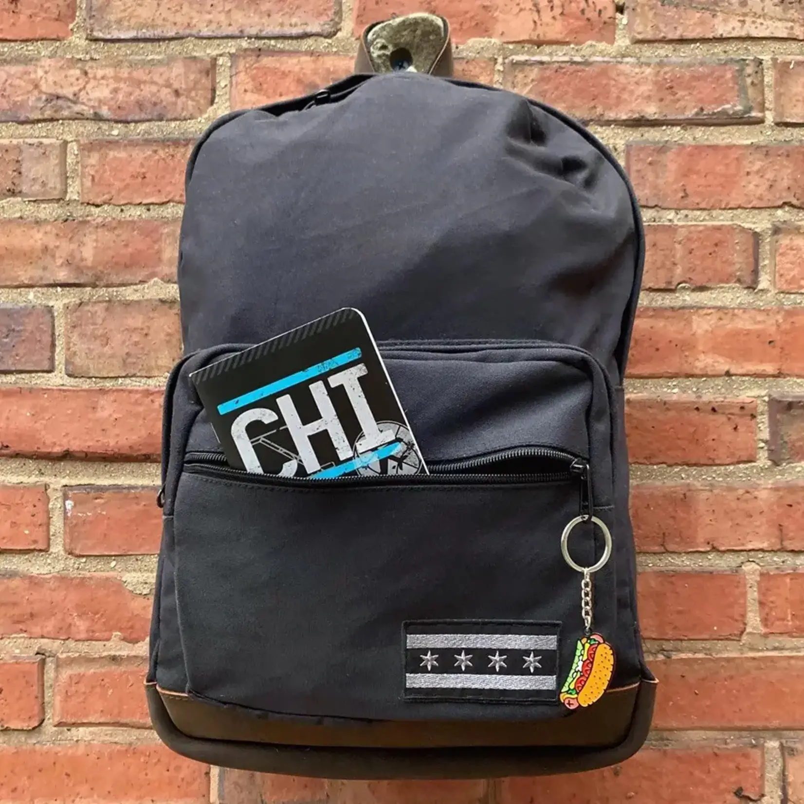 Transit Tees Chicago Style Hot Dog Keychain