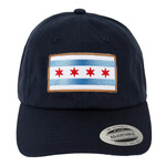 Transit Tees Navy Chicago Flag Hat