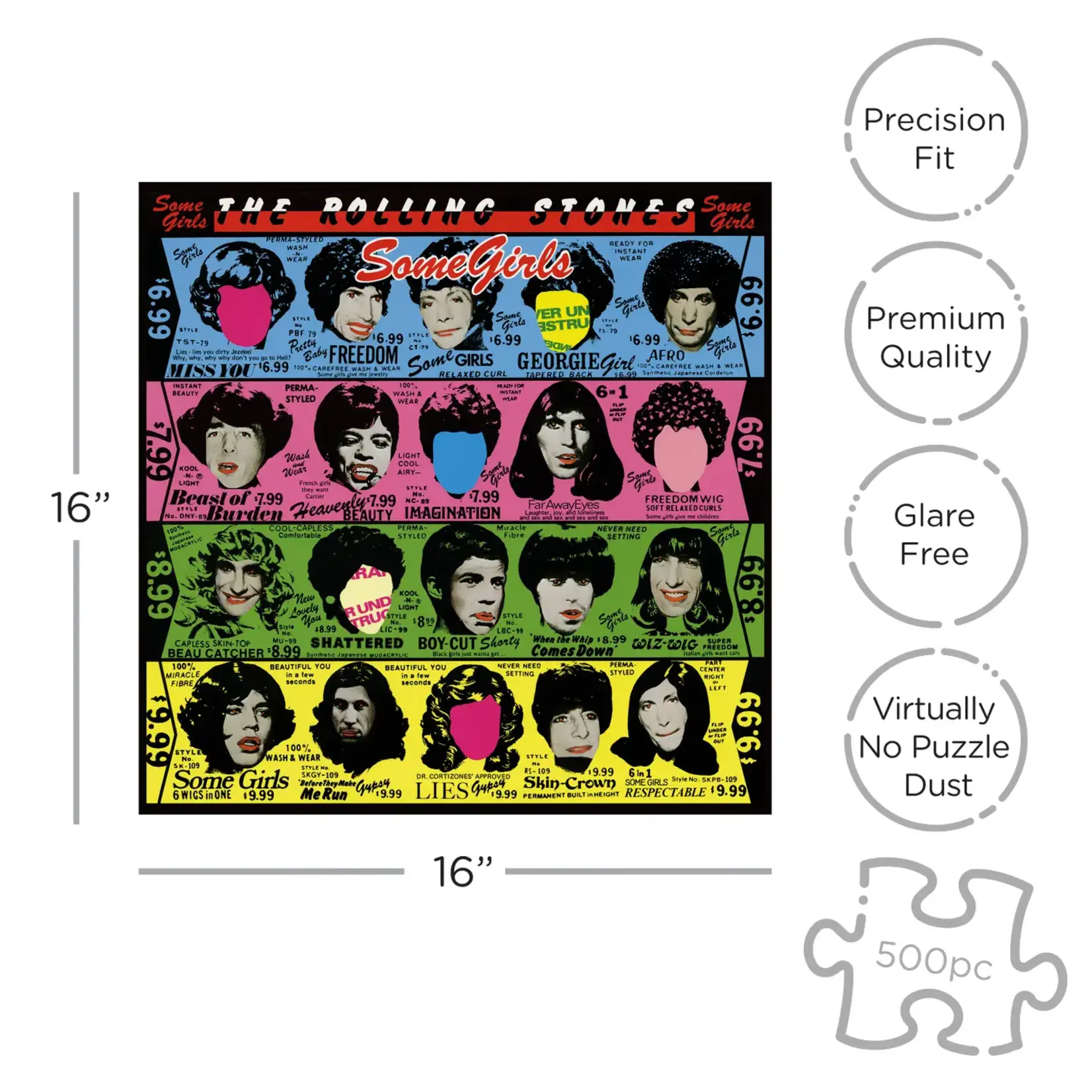 The Rolling Stones Some Girls Album Cover 500 Pc Puzzle