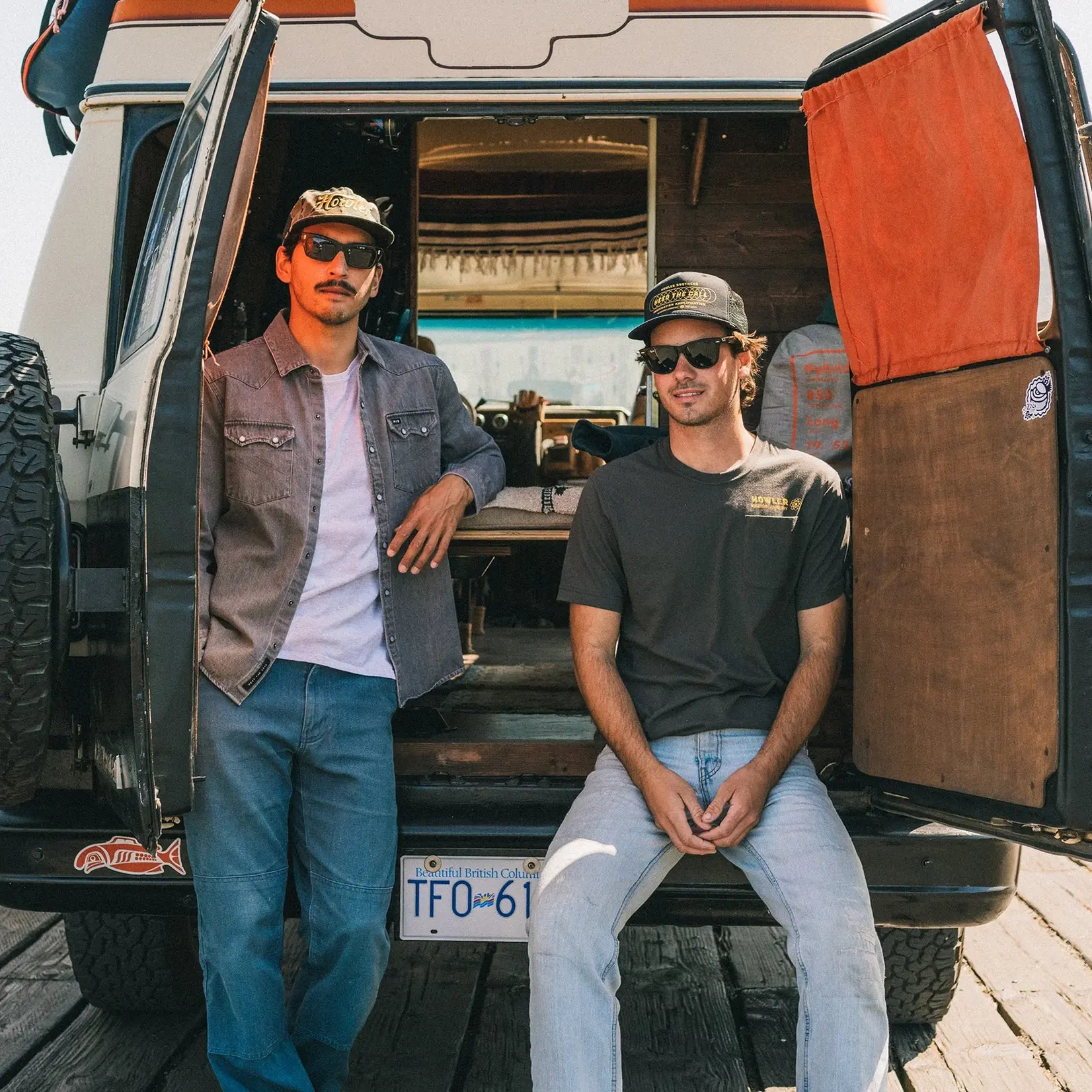 Howler Brothers Dust Up Denim Snapshirt