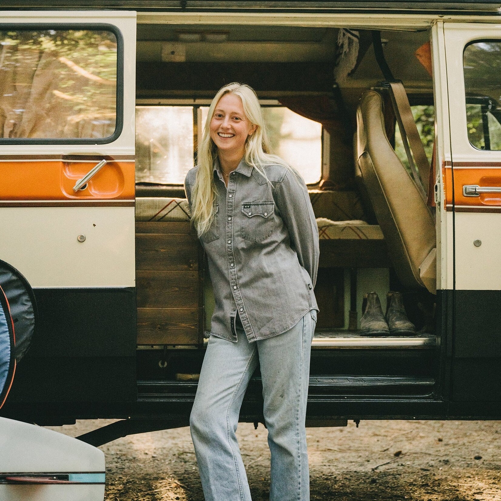 Howler Brothers Dust Up Denim Snapshirt