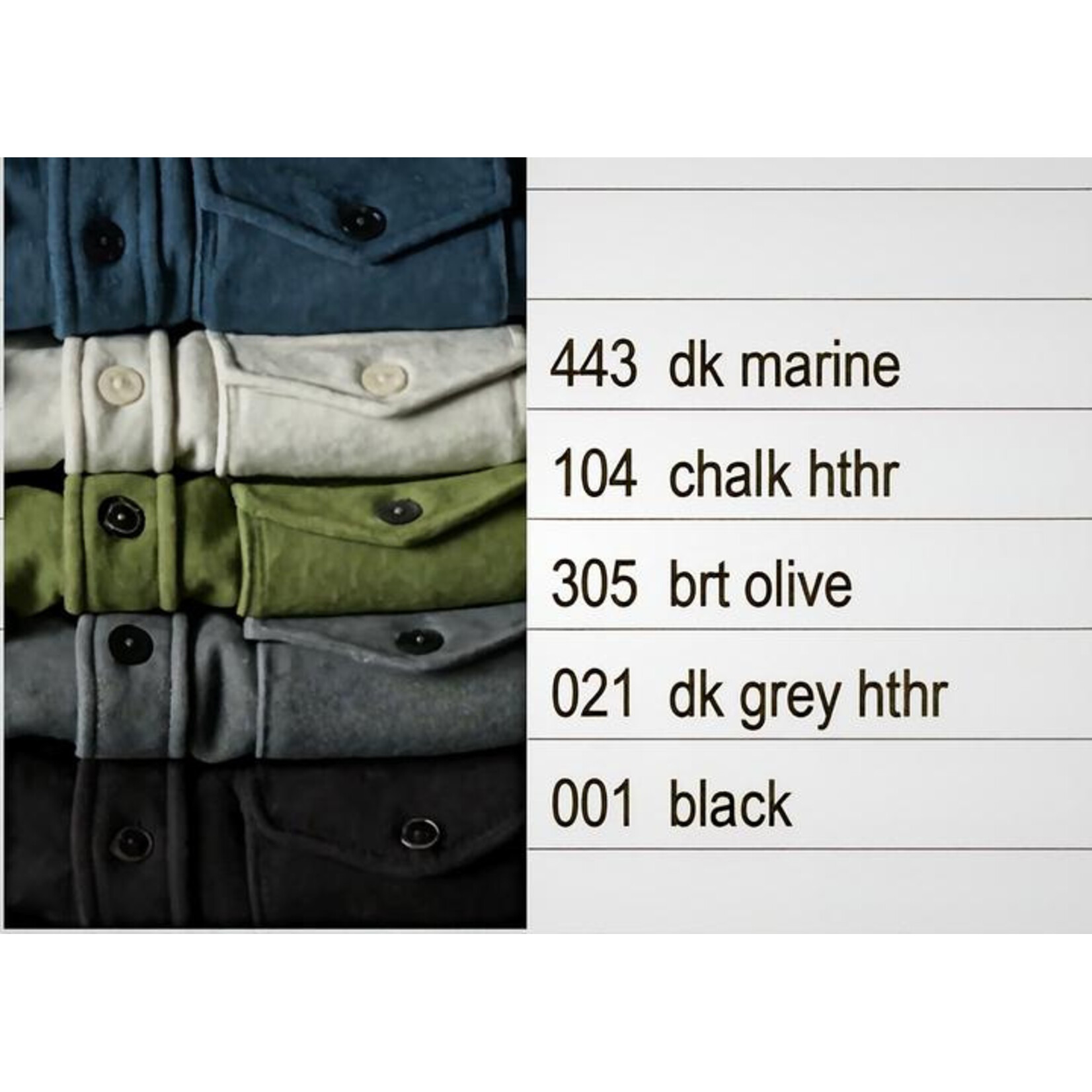 Relwen Pique Fleece Workshirt