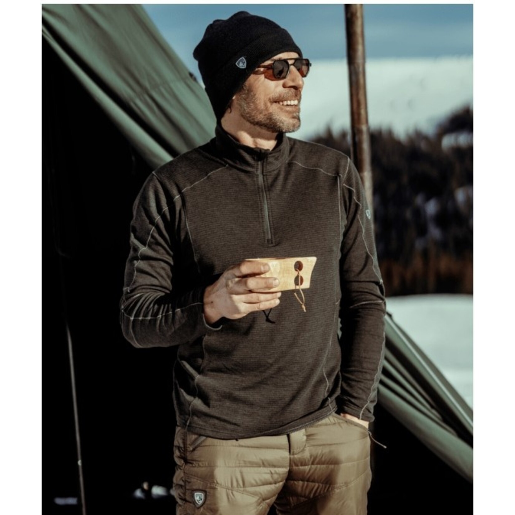 Kuhl Reactiv Lite Grid 1/4 Zip Pullover