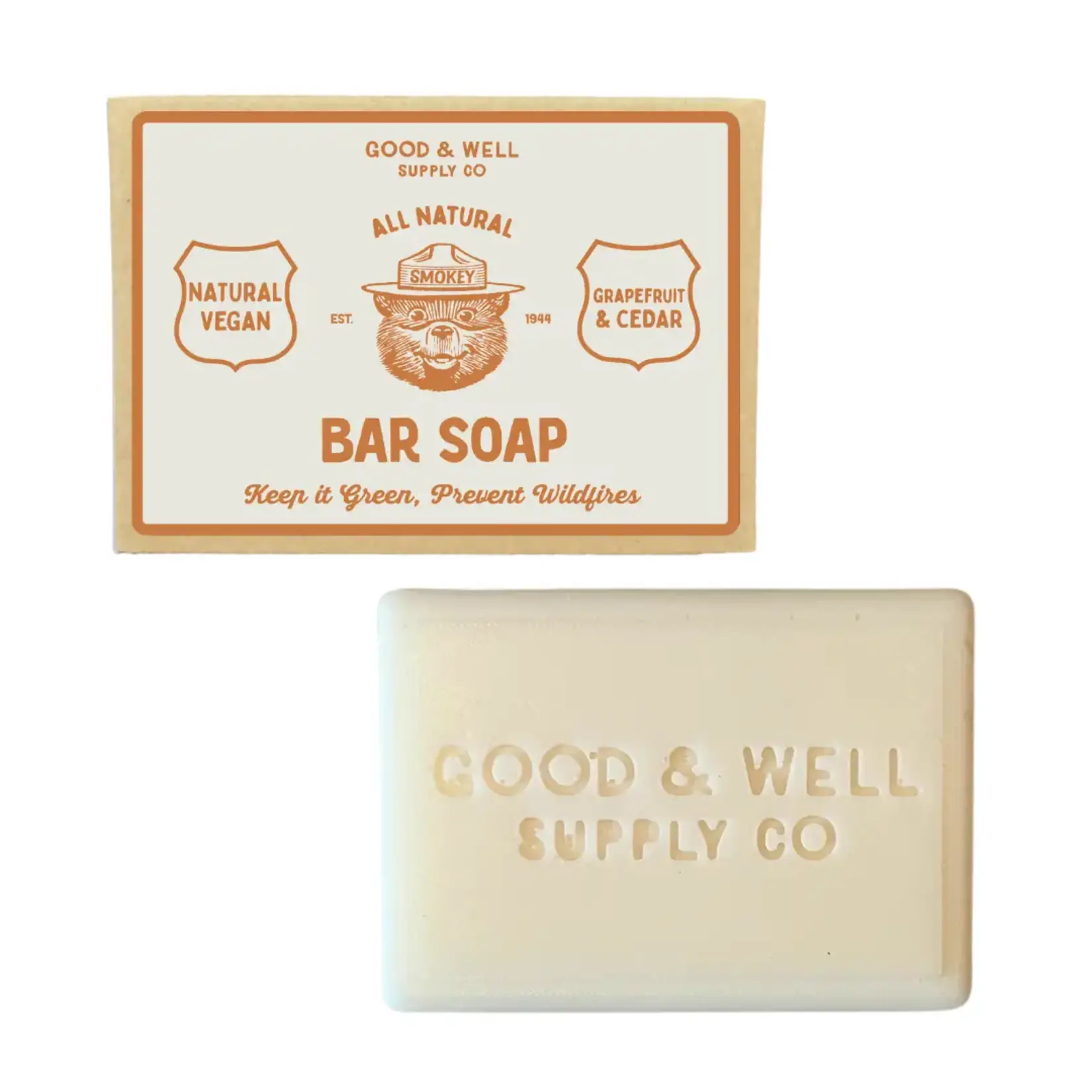 Good & Well Supply Co. Smokey Bear Bar Soap