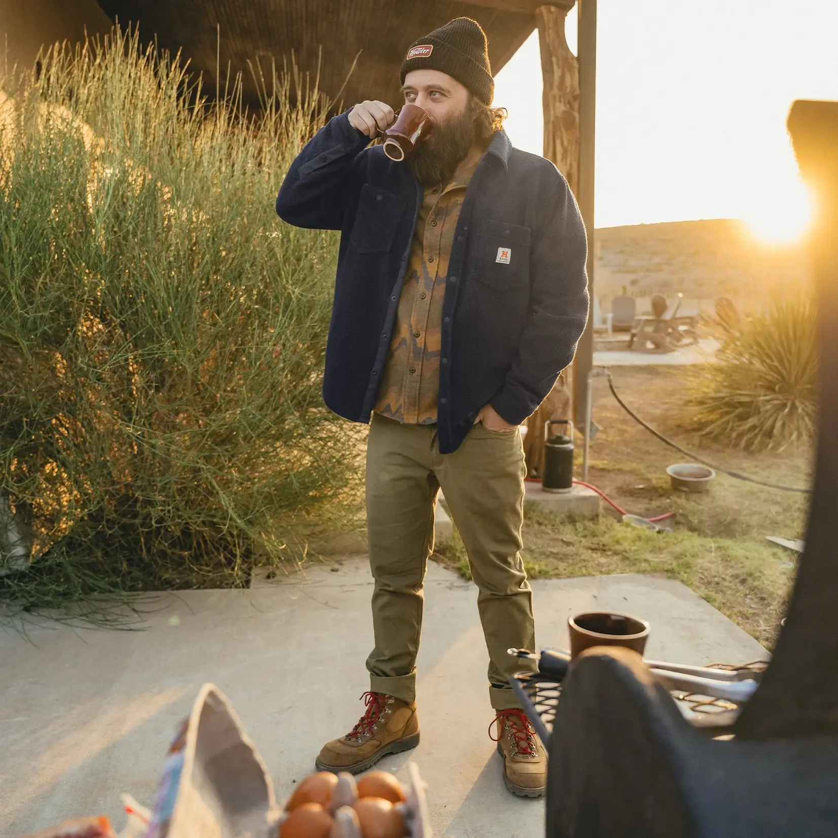 Howler Brothers Allegheny  Fleece Overshirt