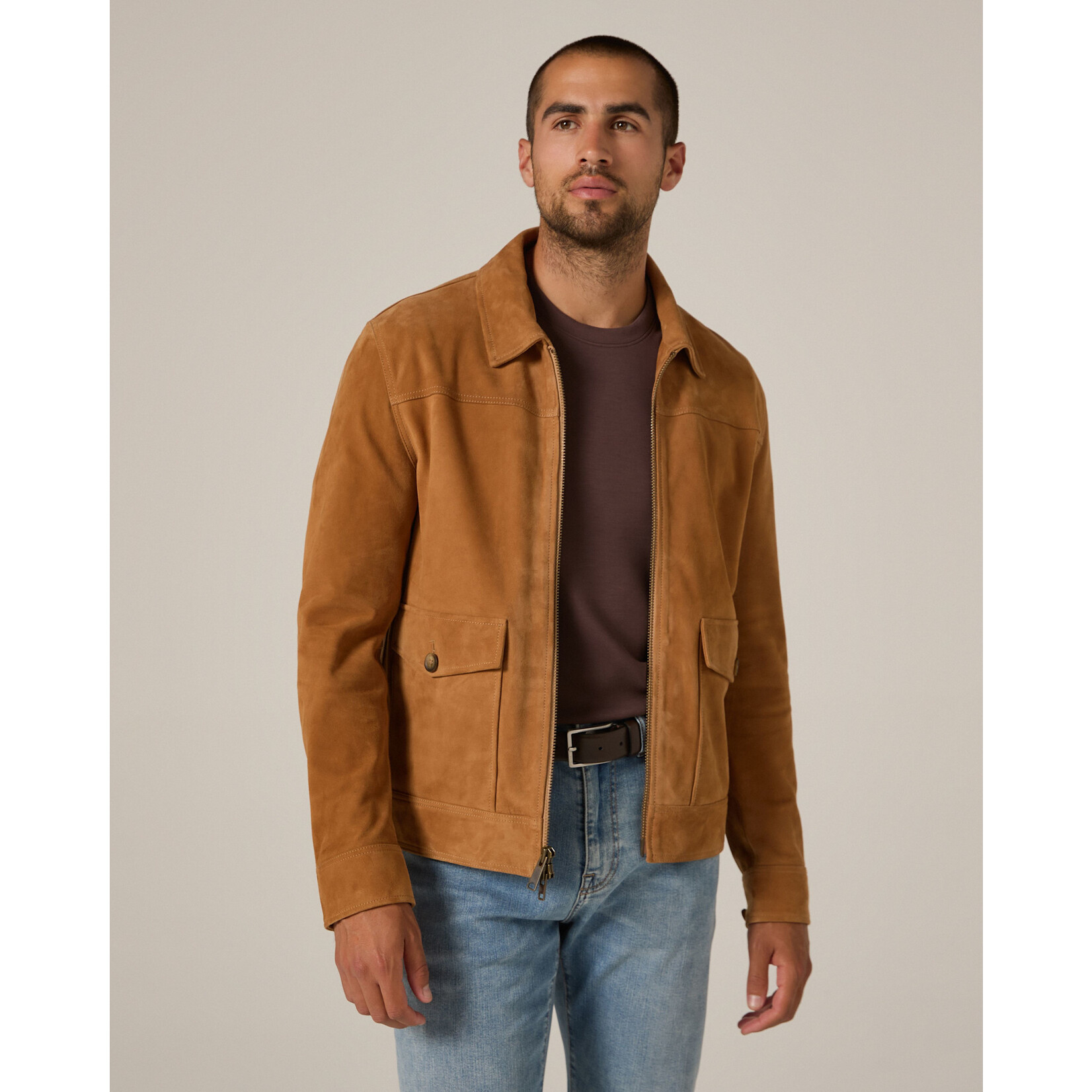 7 Diamonds FLIGHT LEATHER JACKET