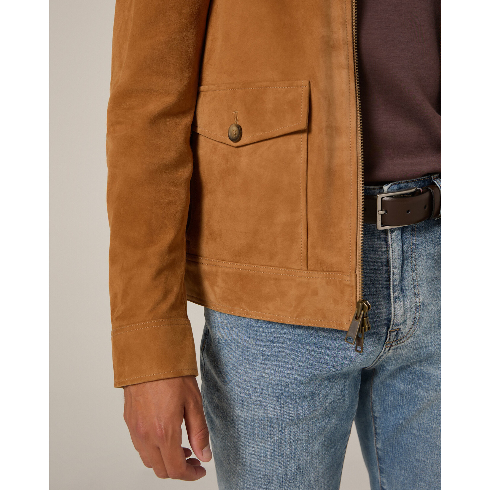 7 Diamonds FLIGHT LEATHER JACKET