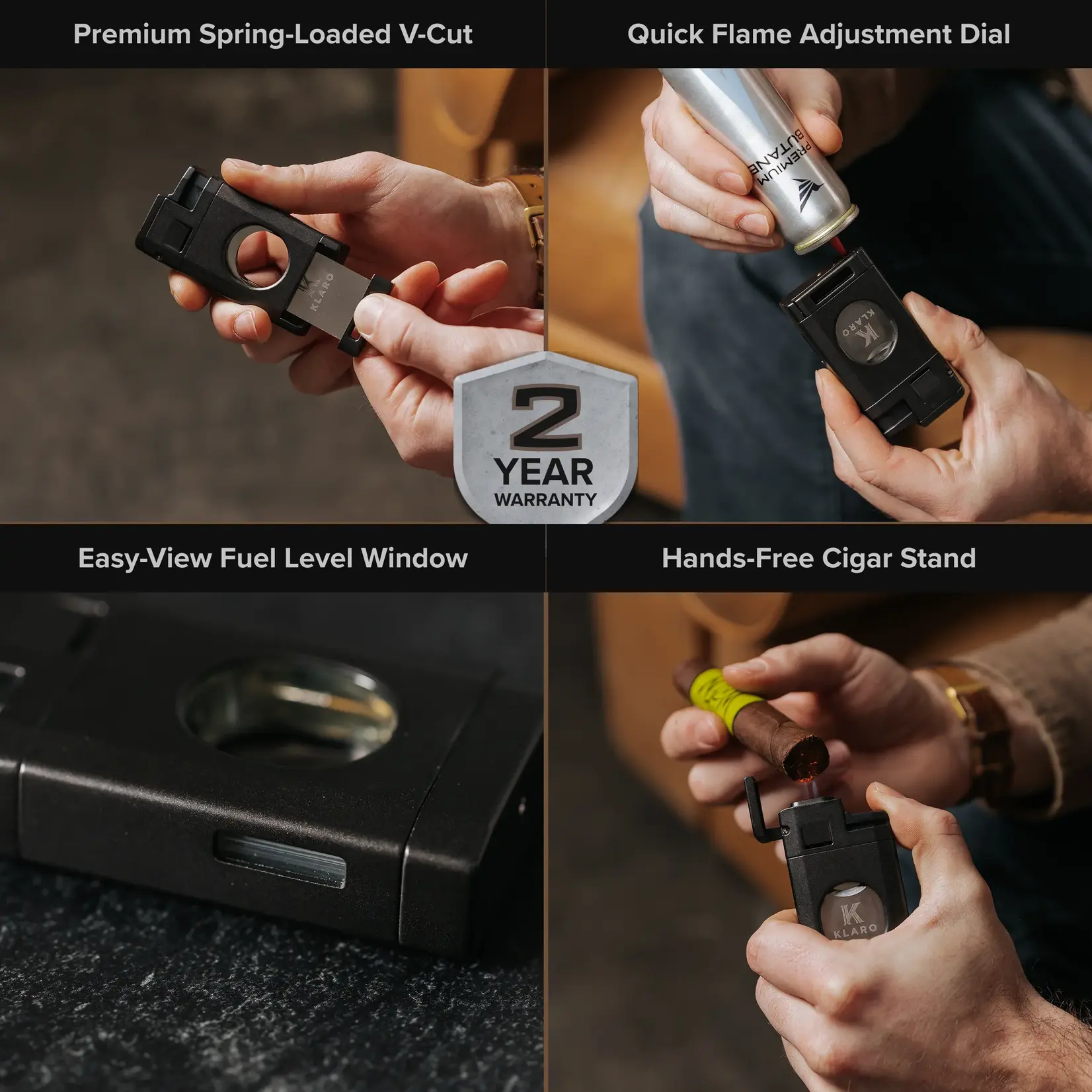 Case Elegance Overland Lighter, Straight Cut
