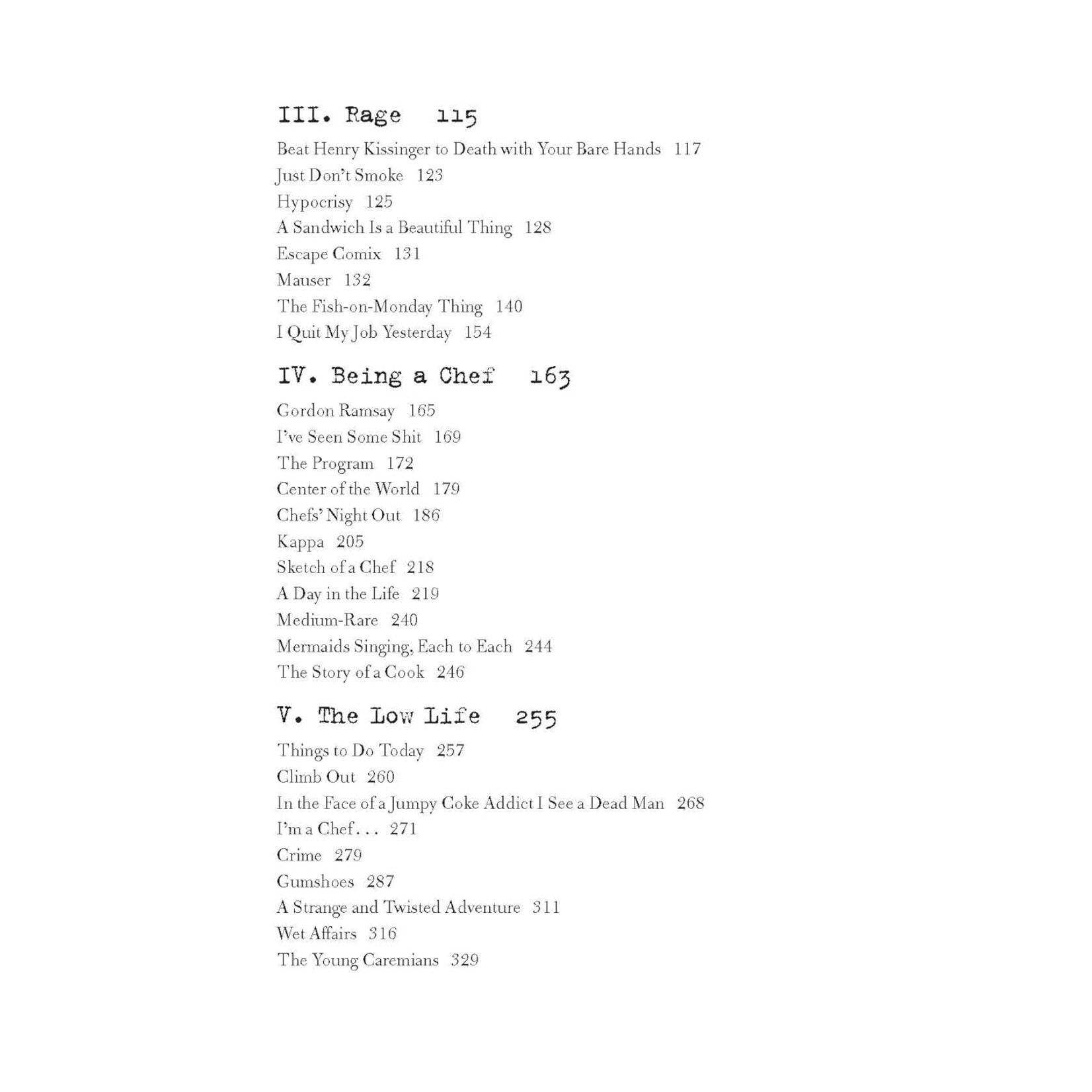 The Anthony Bordain Reader