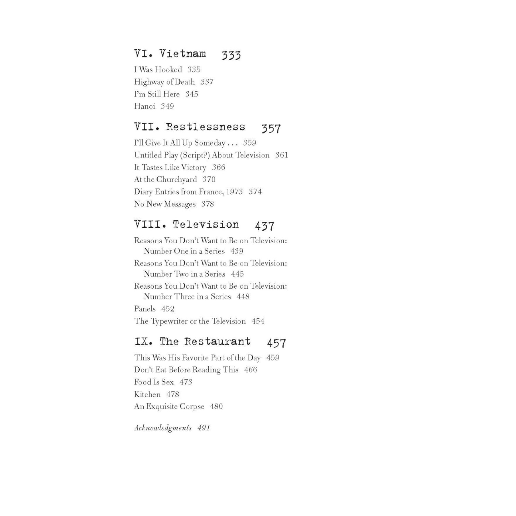 The Anthony Bordain Reader