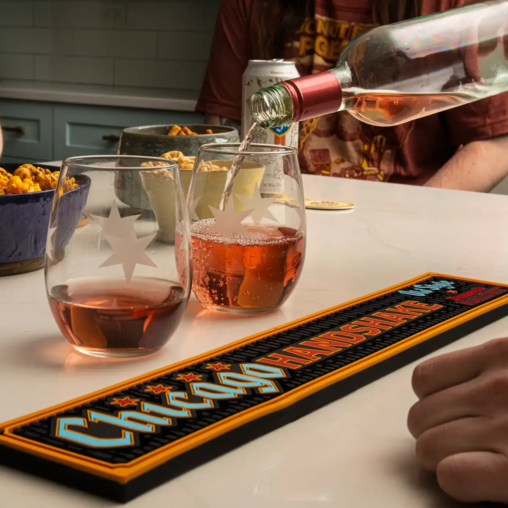 Transit Tees Chicago Handshake Bar Mat