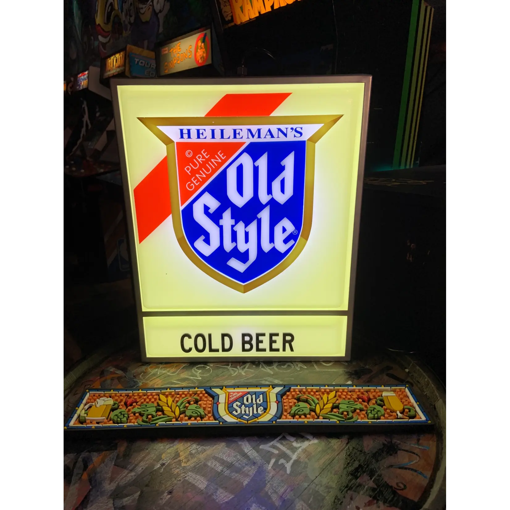 Transit Tees Old Style Stained Glass Bar Mat