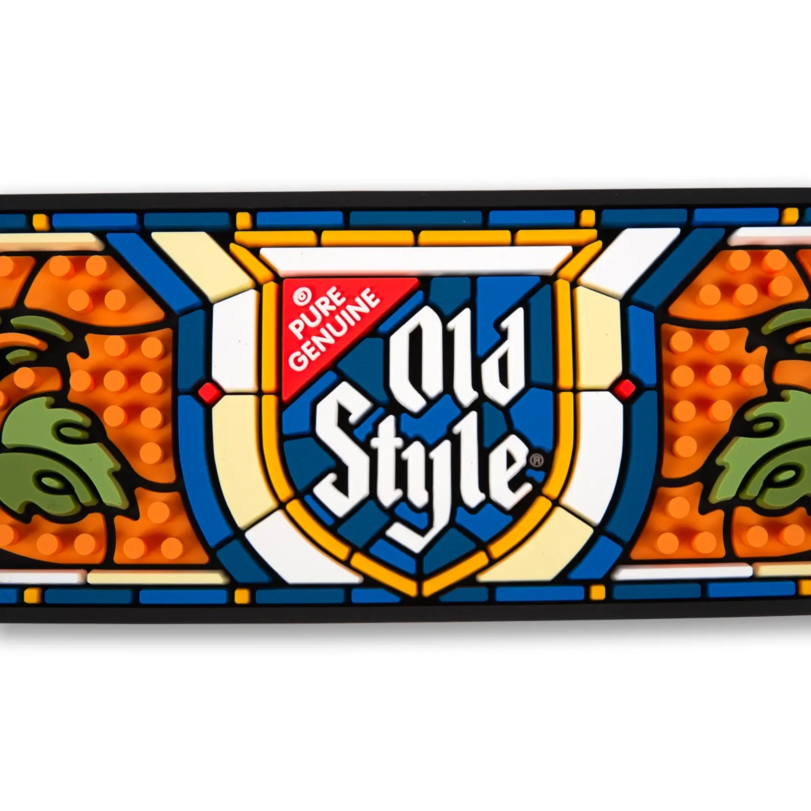 Transit Tees Old Style Stained Glass Bar Mat