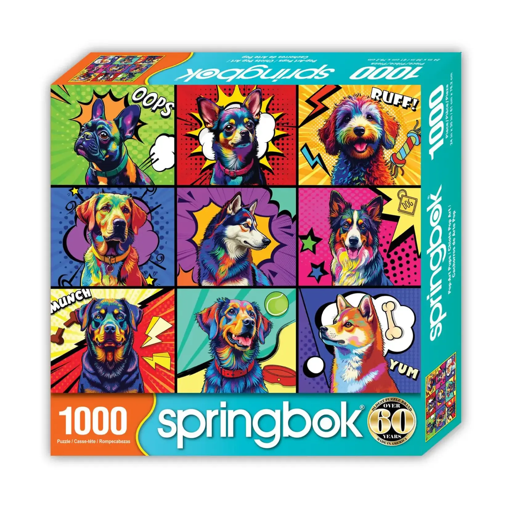 Springbok Pop Arts Pups Puzzle