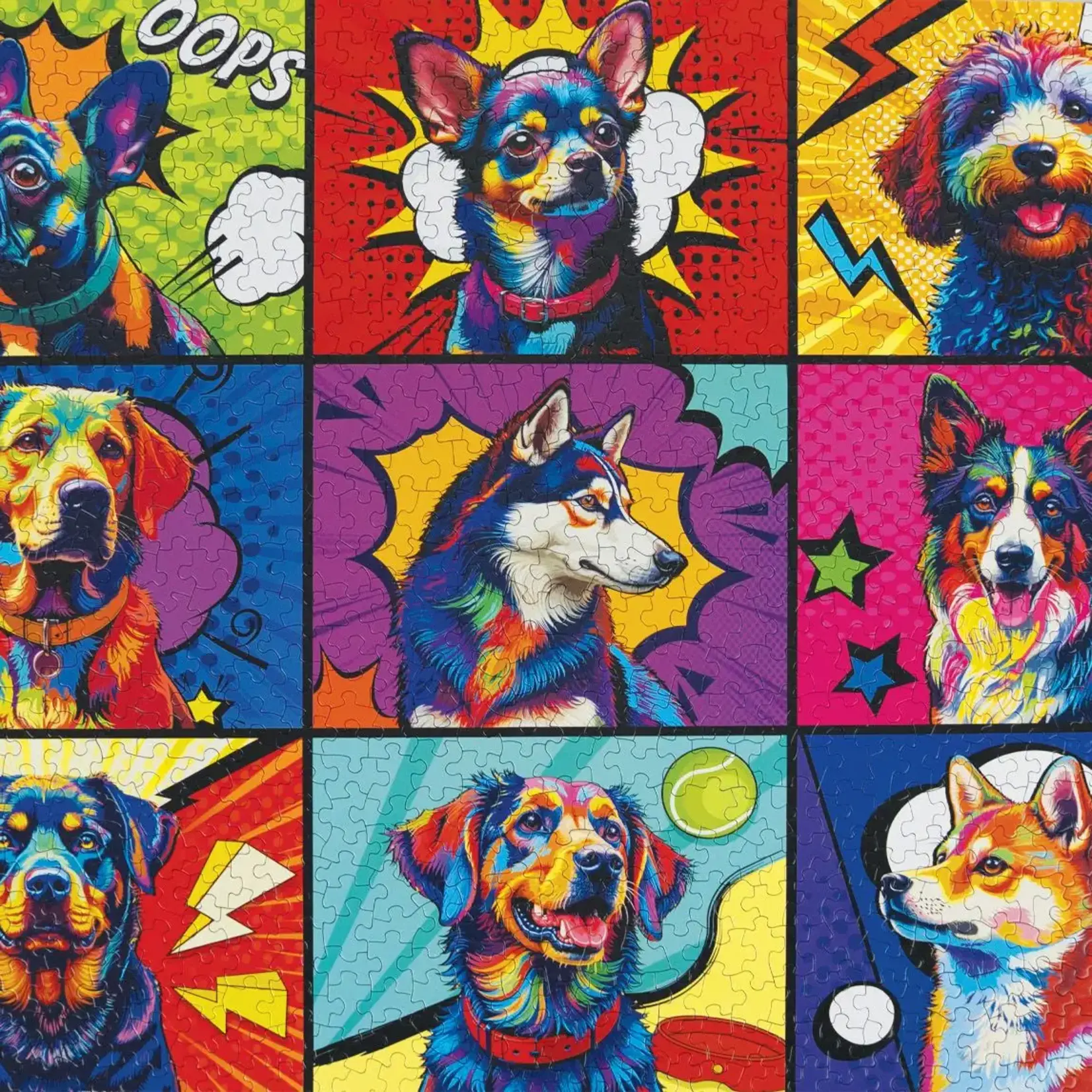 Springbok Pop Arts Pups Puzzle