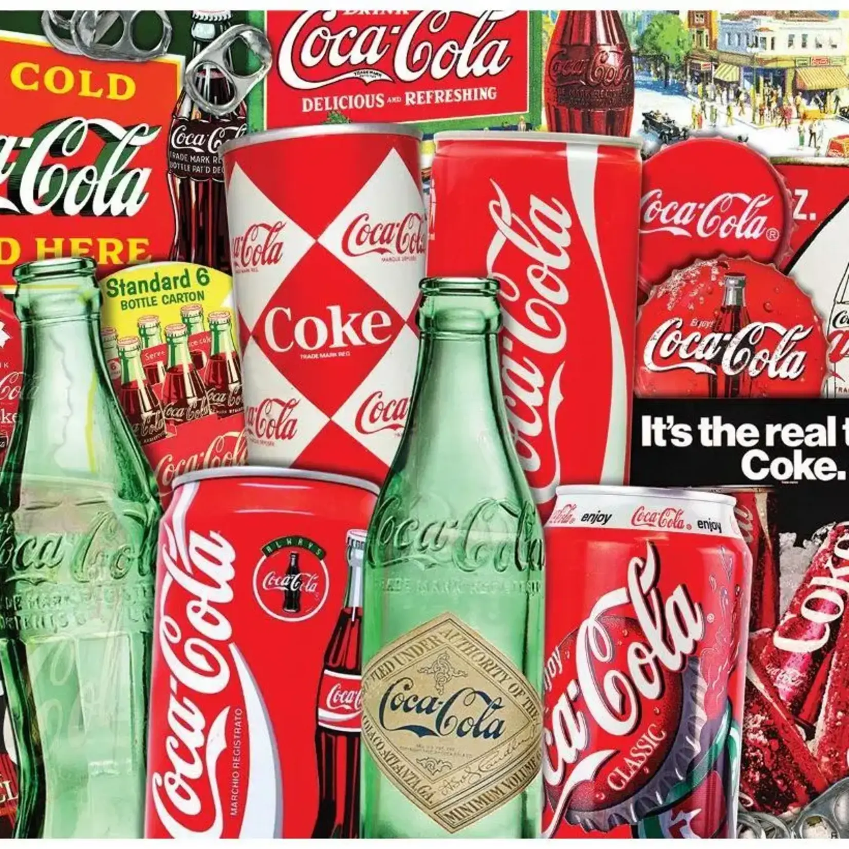 Springbok Coca Cola Then and Now Puzzle