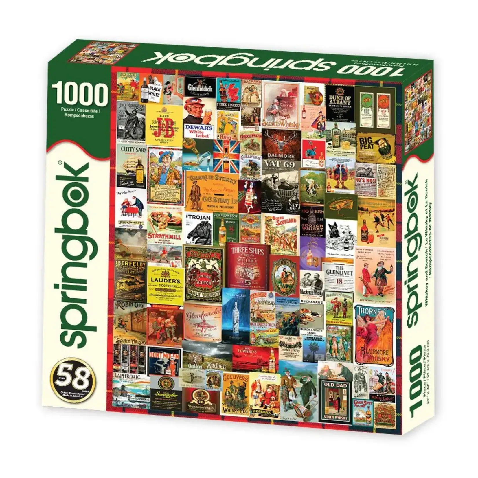 Springbok Whiskey & Scotch Puzzle