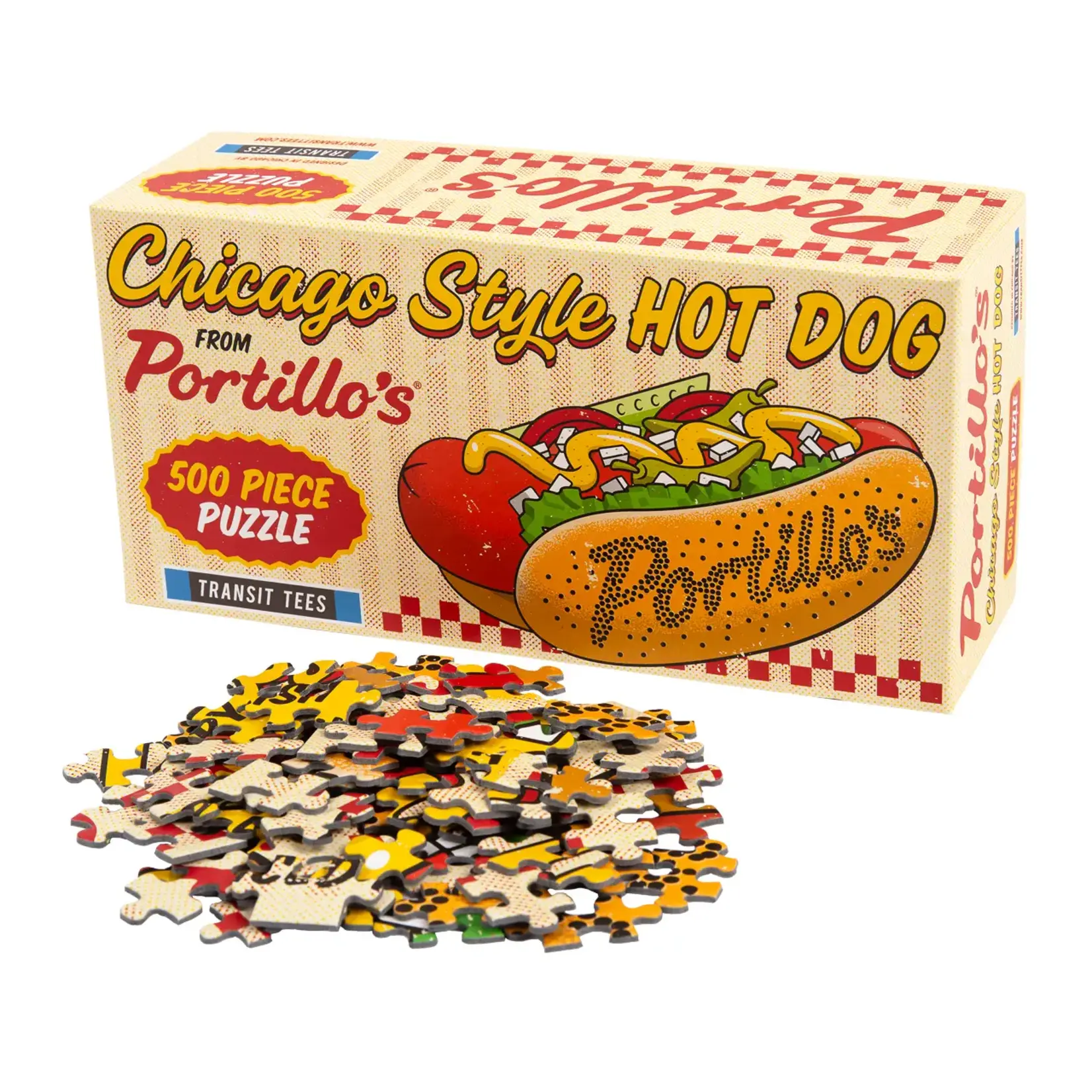 Transit Tees Portillo's Hot Dog Puzzle