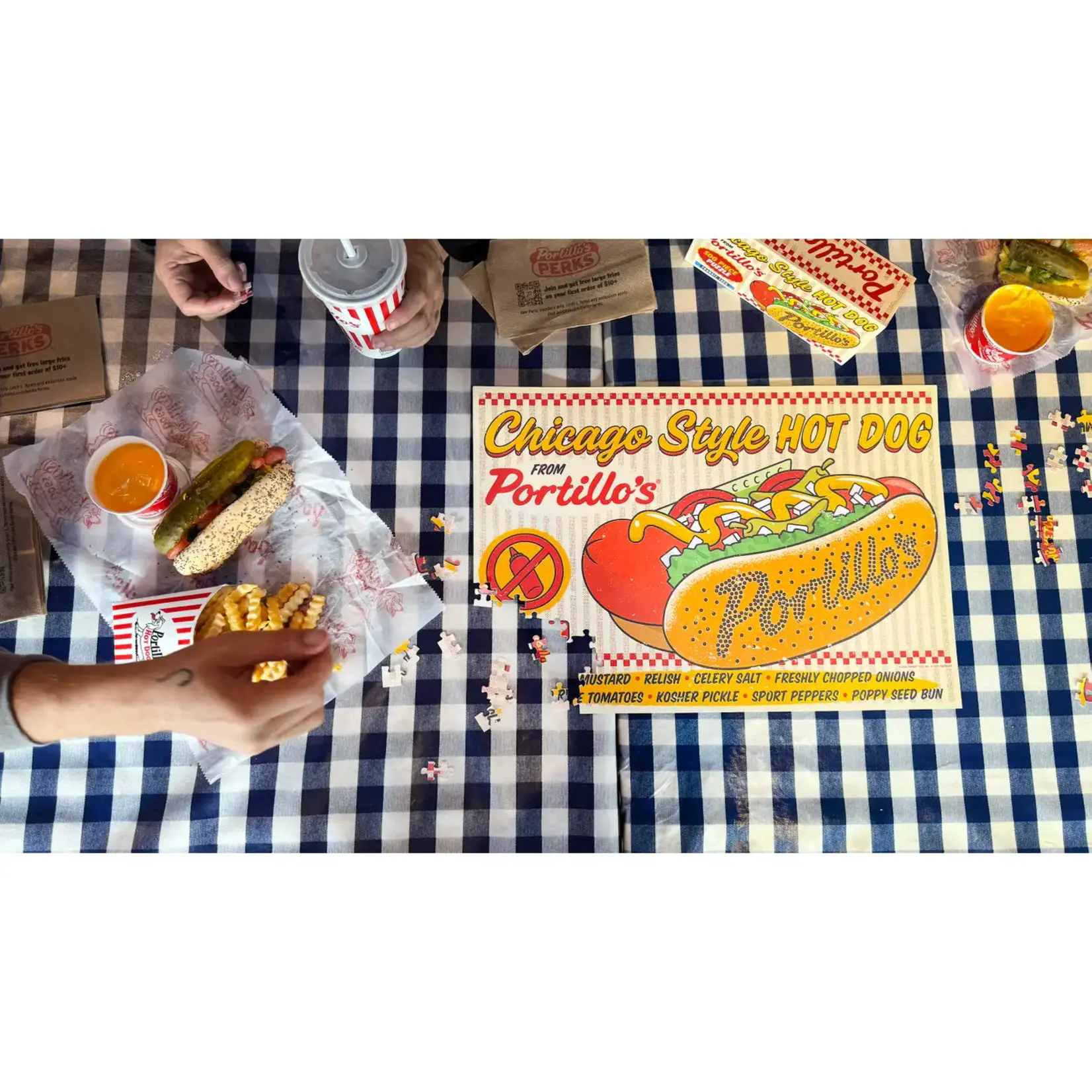 Transit Tees Portillo's Hot Dog Puzzle