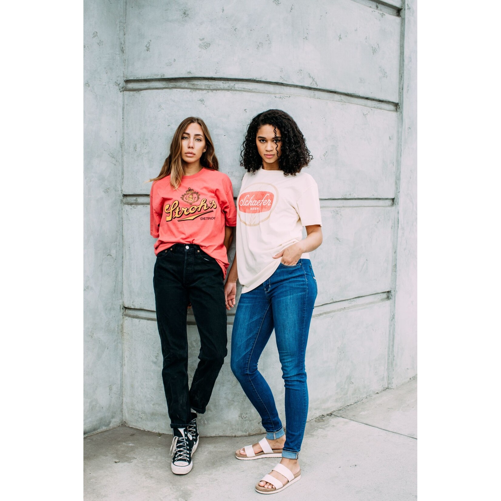 American Needle Stroh's Mineral Red T-shirt