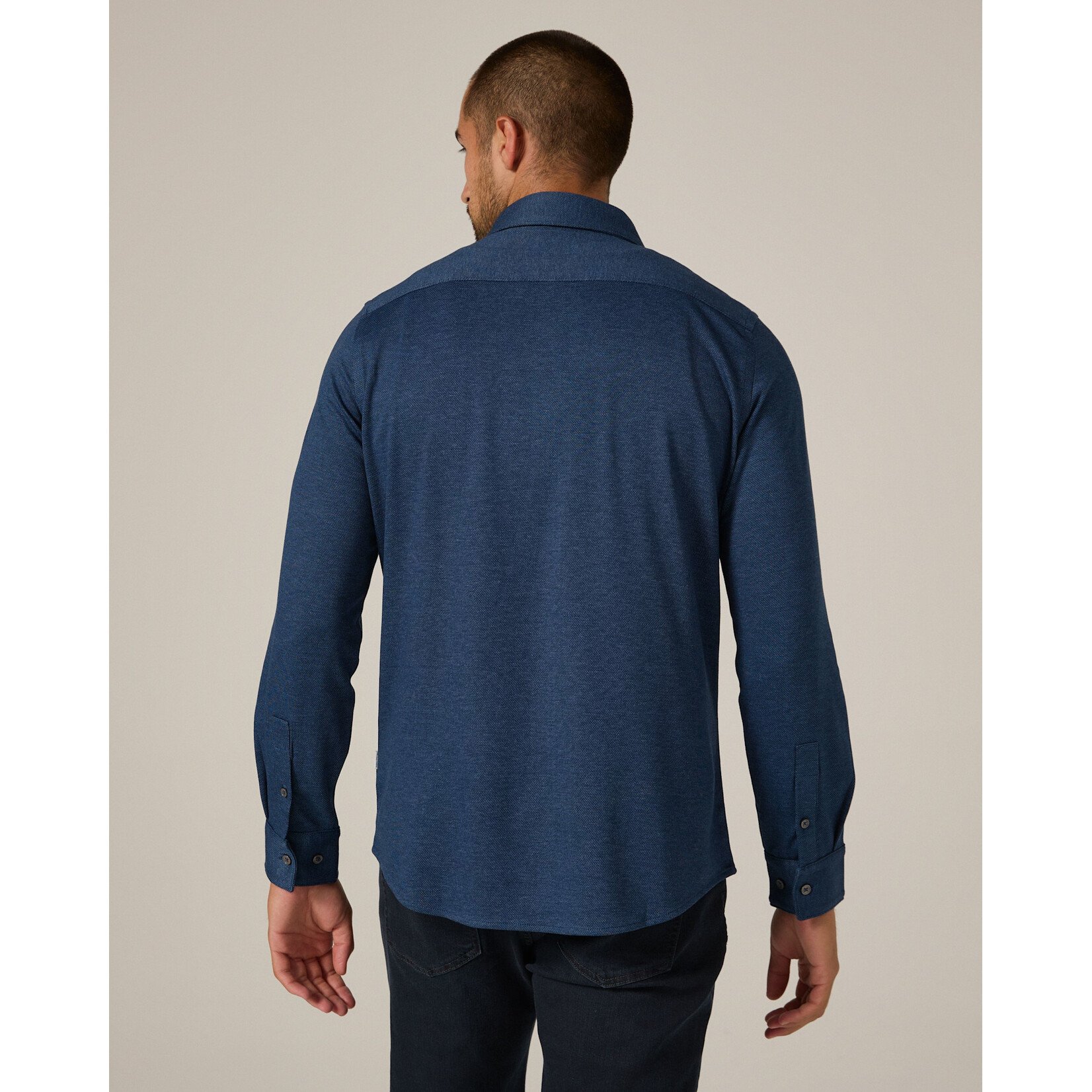 7 Diamonds BOWERY TEXTURED KNIT LONG SLEEVE SHIRT