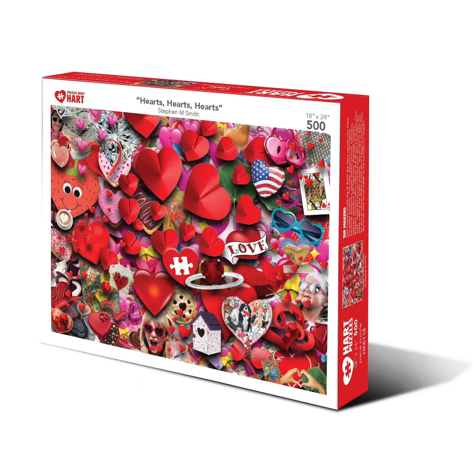 Hart Puzzles Hearts, Hearts, Hearts Puzzle