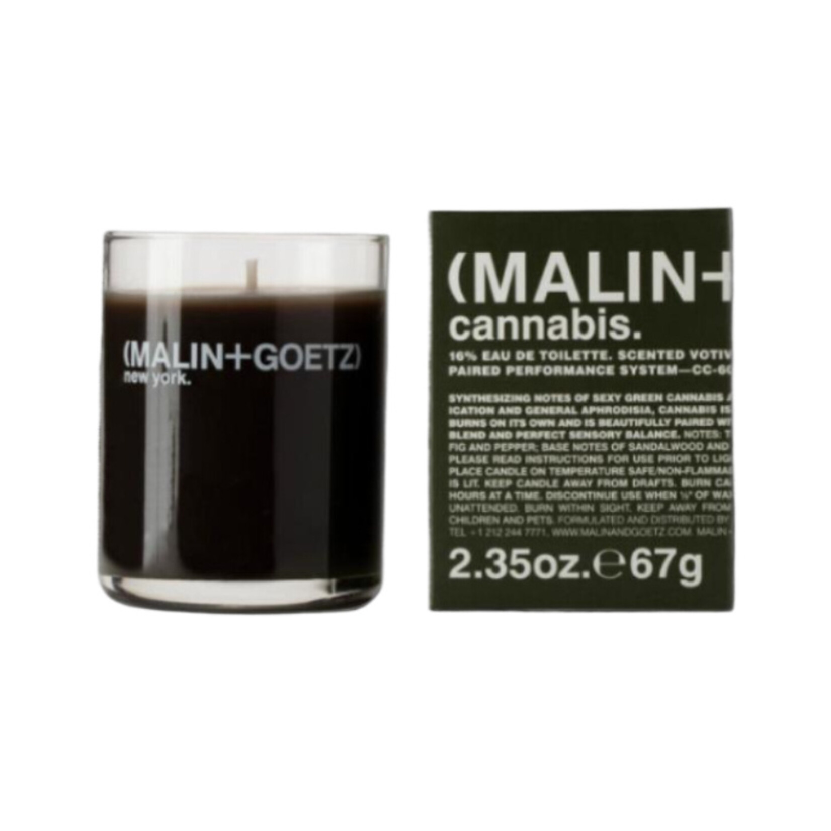 Malin+Goetz Cannabis Candle Votive
