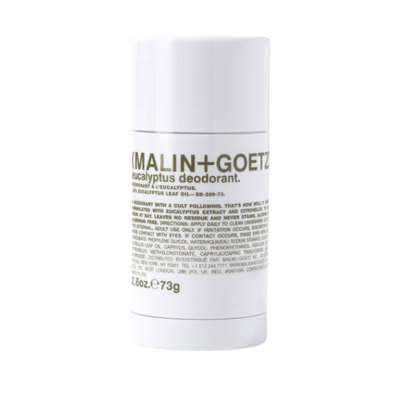 Malin+Goetz Eucalyptus Deodorant, Full Size 2. 6 oz.