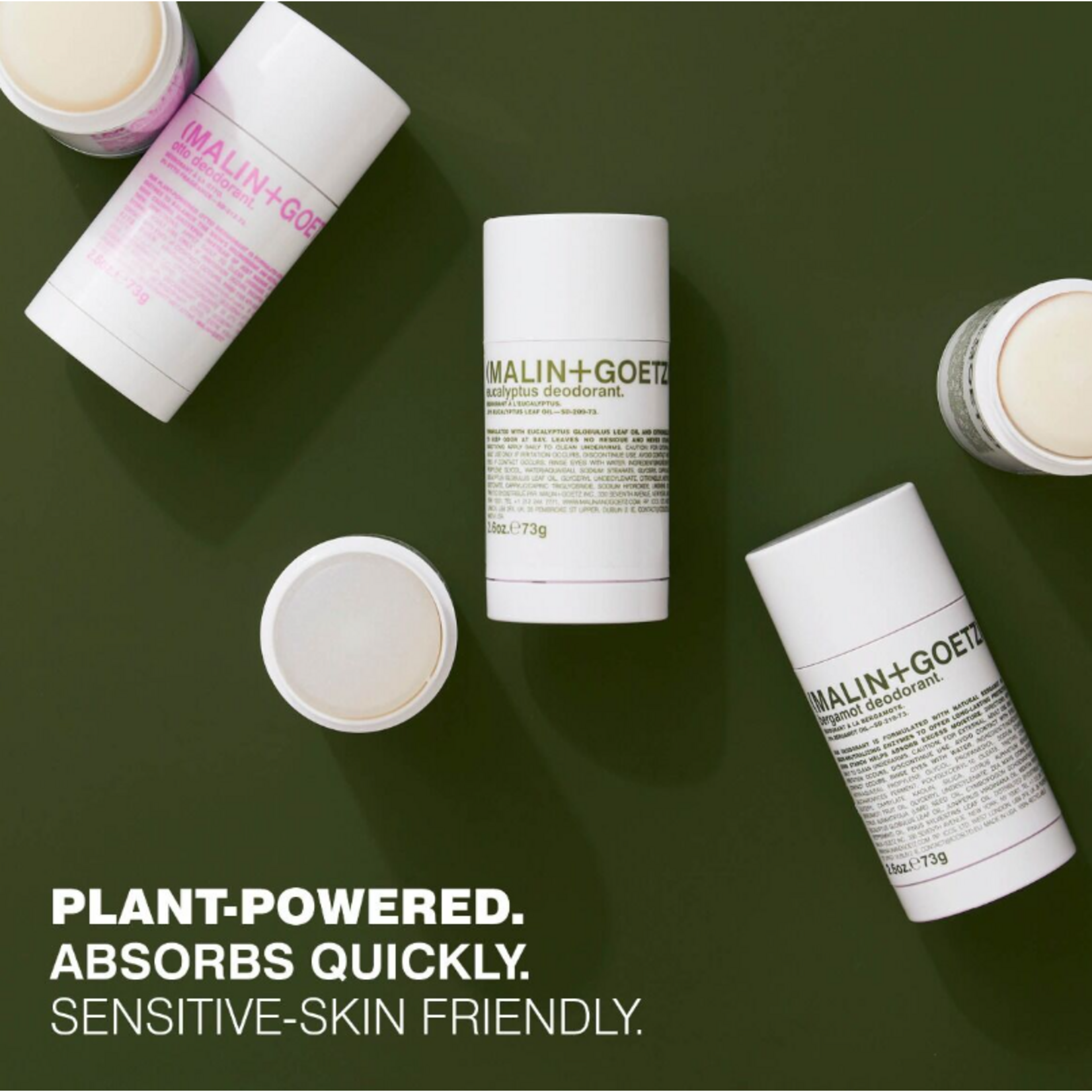 Malin+Goetz Eucalyptus Deodorant, Full Size 2. 6 oz.