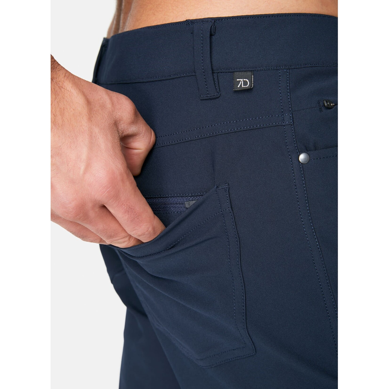 7 Diamonds Infinity 7-Pocket Pant, Navy