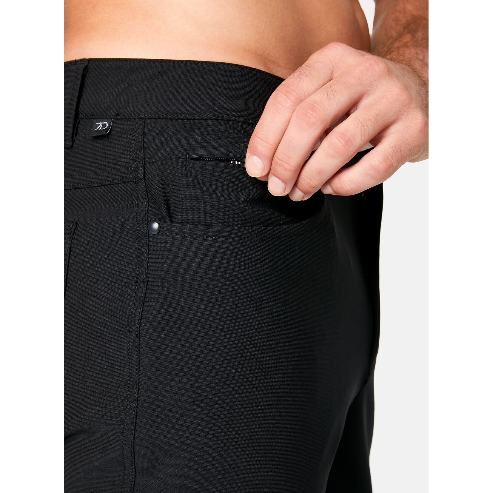 7 Diamonds Infinity 7-Pocket Pant, Black