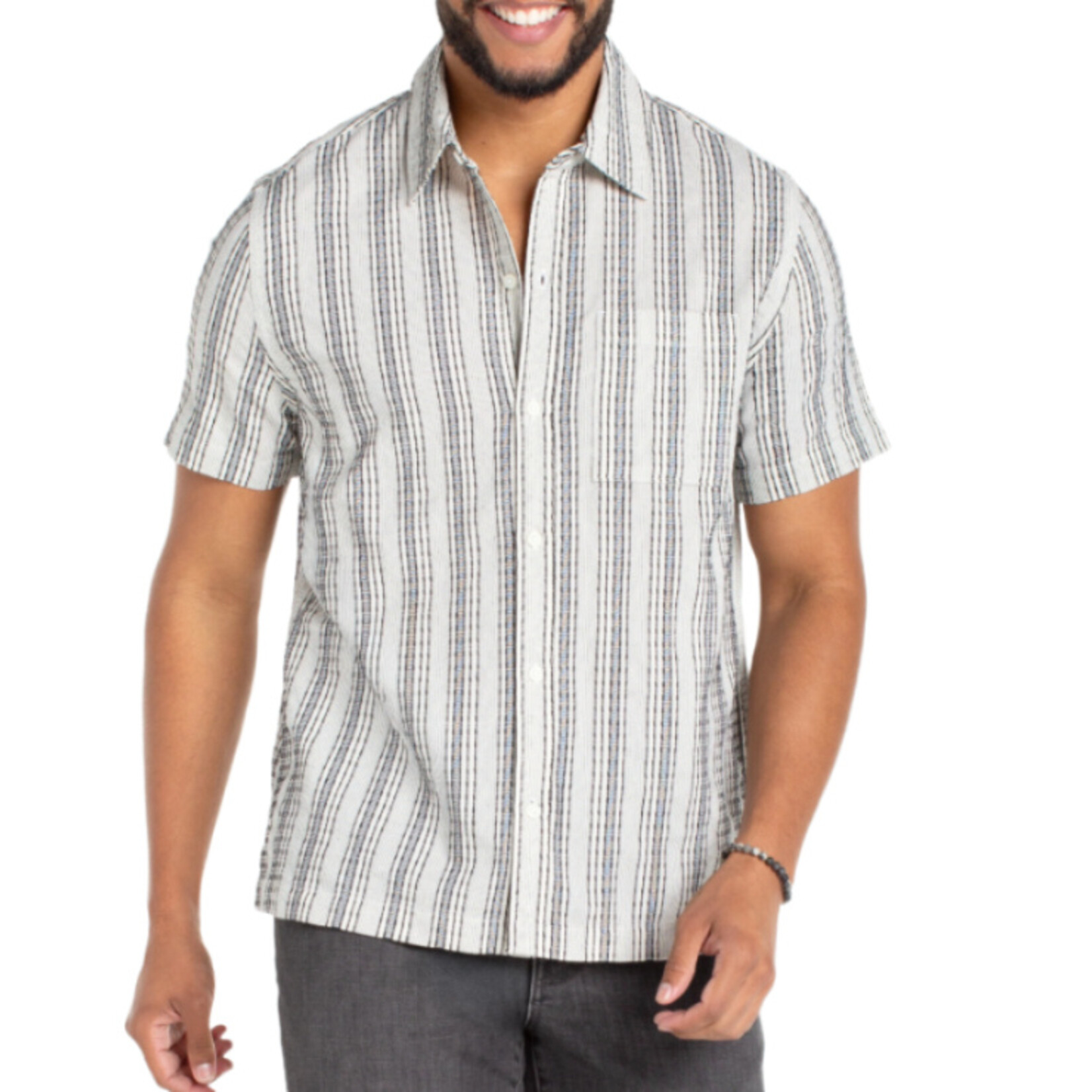 Liverpool Los Angeles Short Sleeve Button Up Shirt