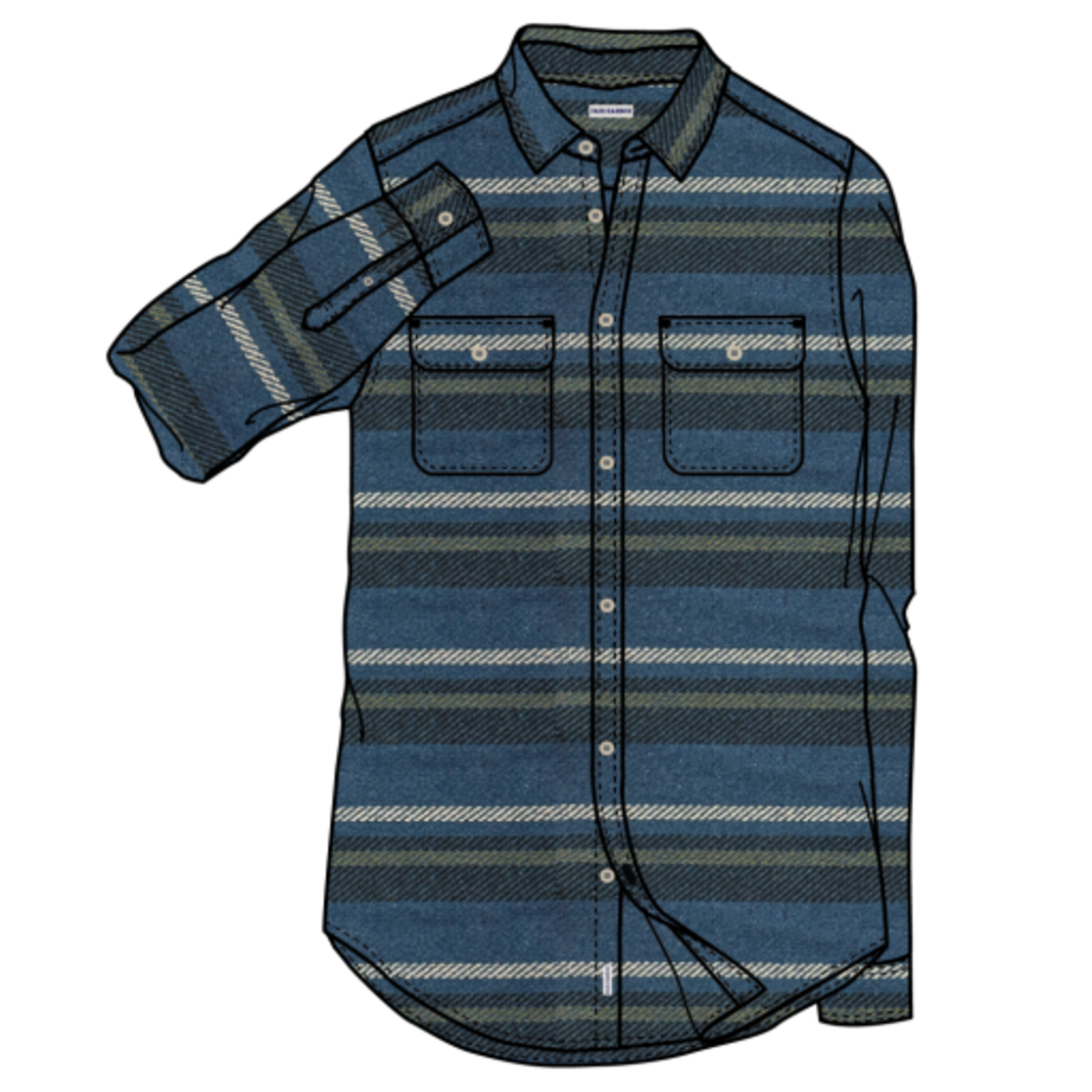Fair Harbor Dunewood Flannel Shirt