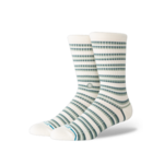 Multi-stripe Ribbed Crew Socks