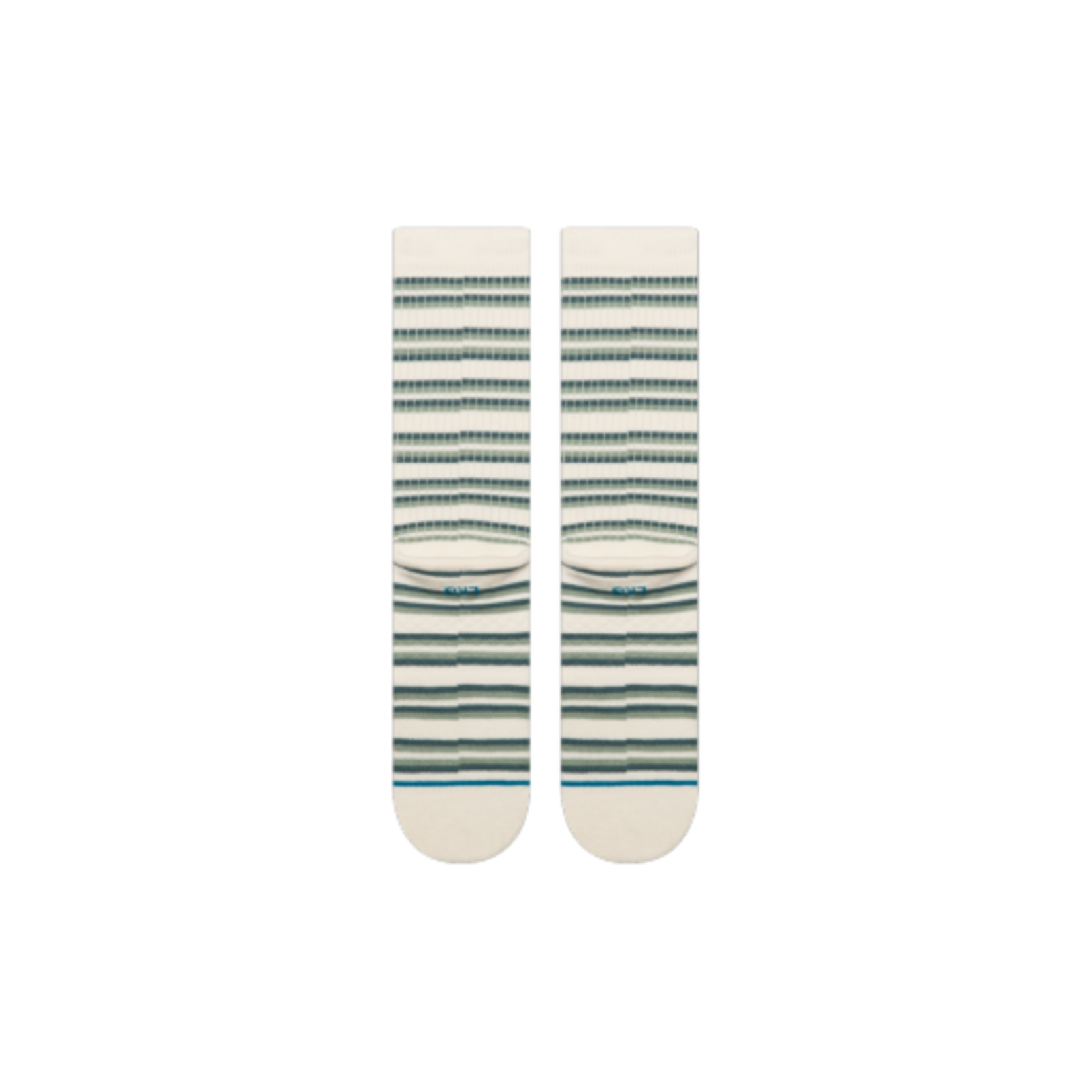 Multi-stripe Ribbed Crew Socks