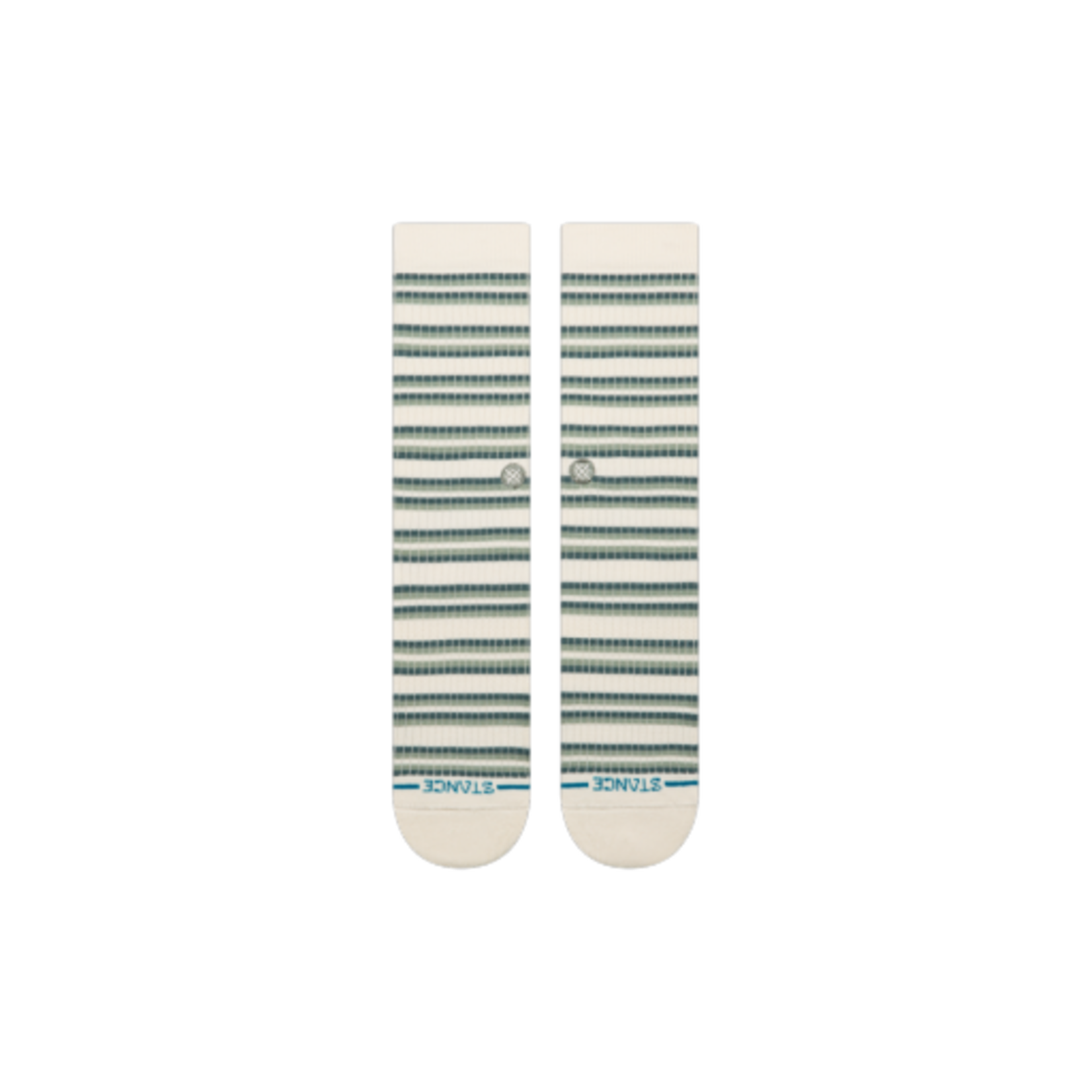 Multi-stripe Ribbed Crew Socks