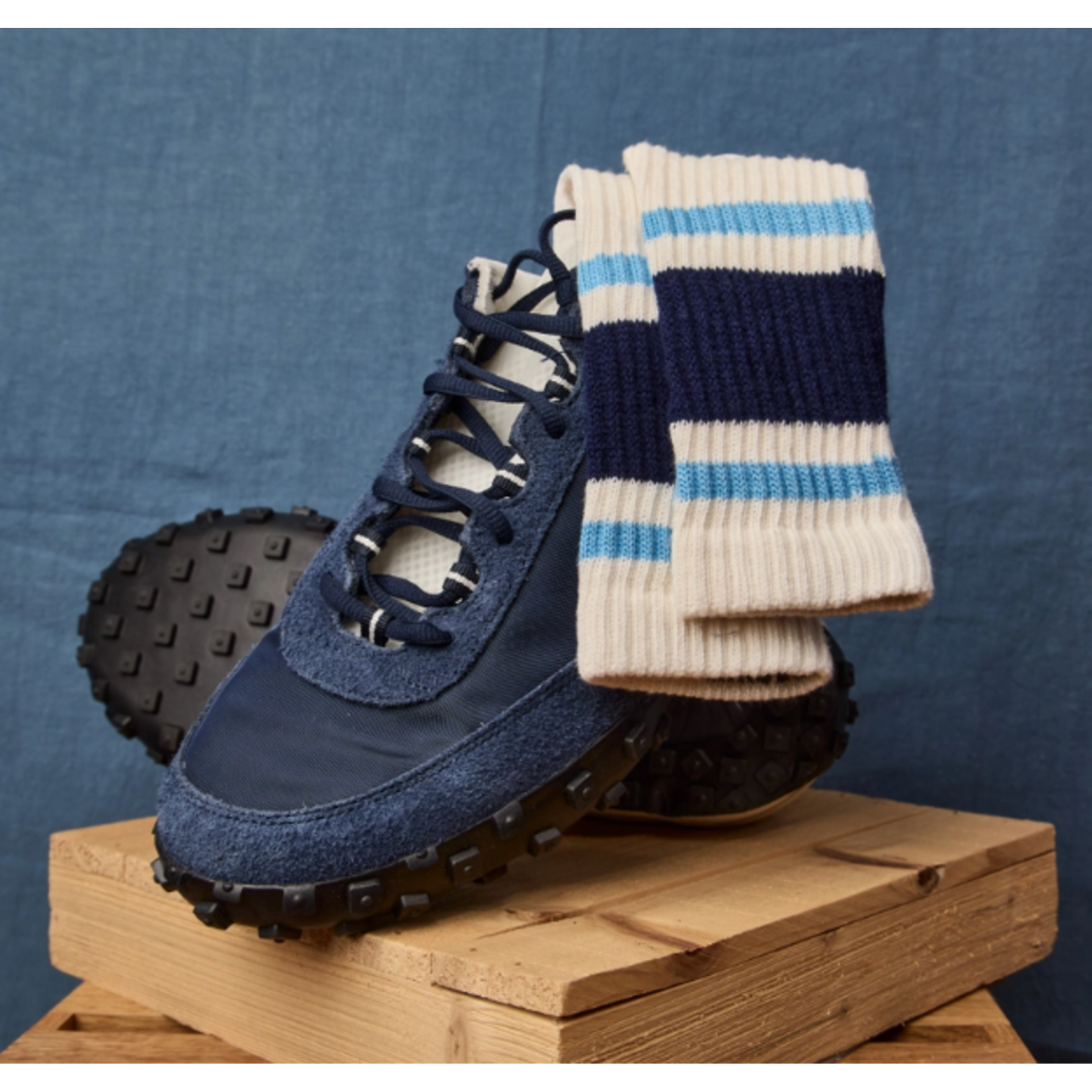 American Trench Retro Stripe Crew Sock
