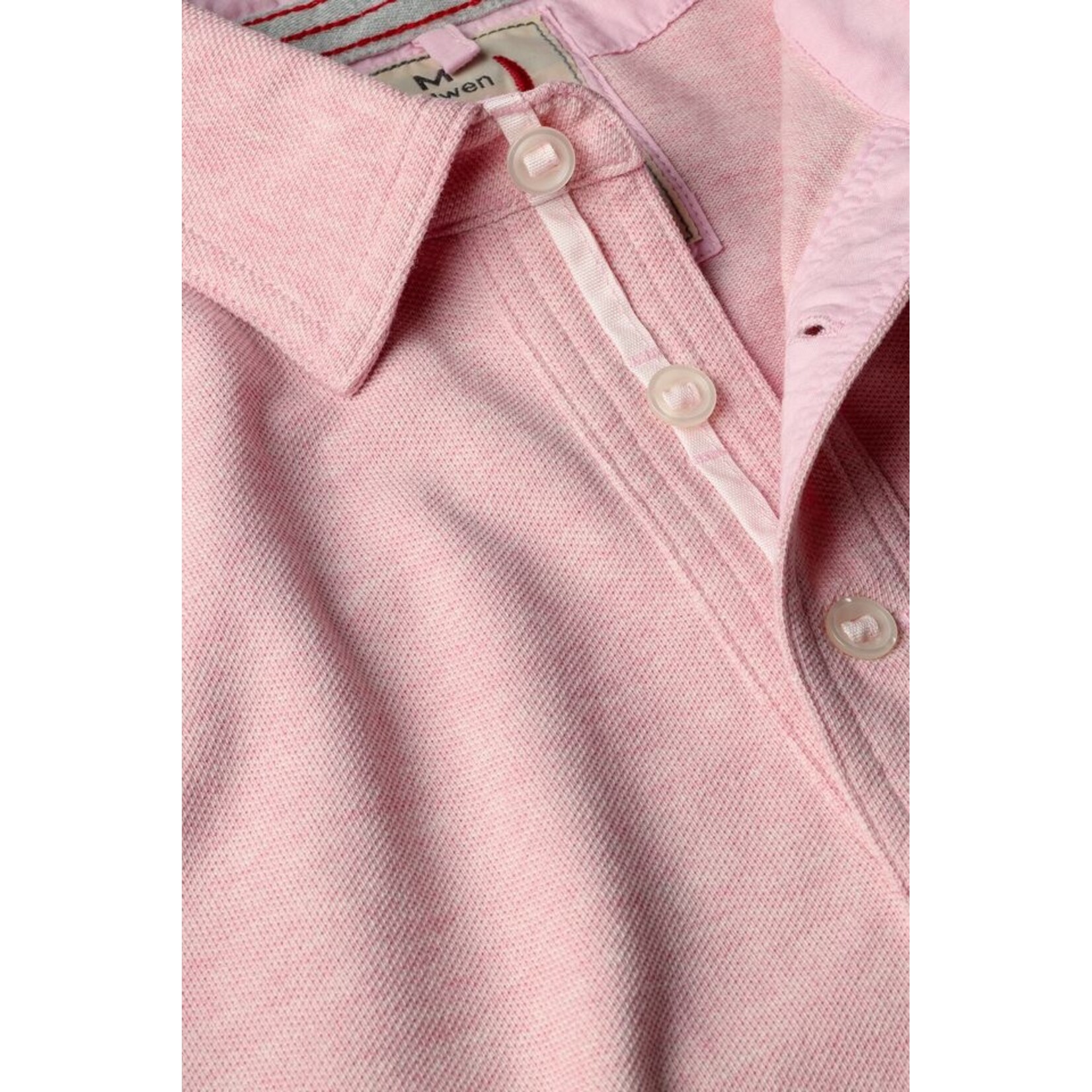 Relwen Vintage Long Sleeve Pique Polo Shirt